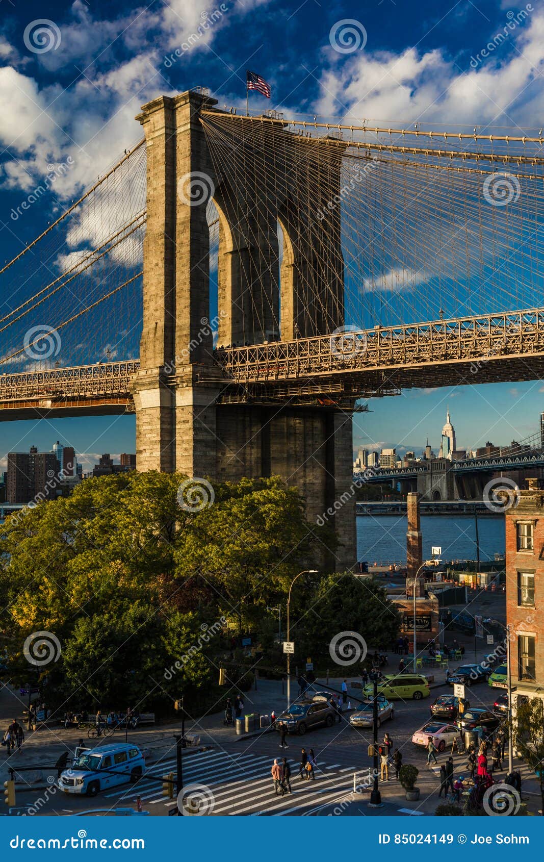 24 Octobre 2016 Pont De Brooklyn New York De Brooklyn