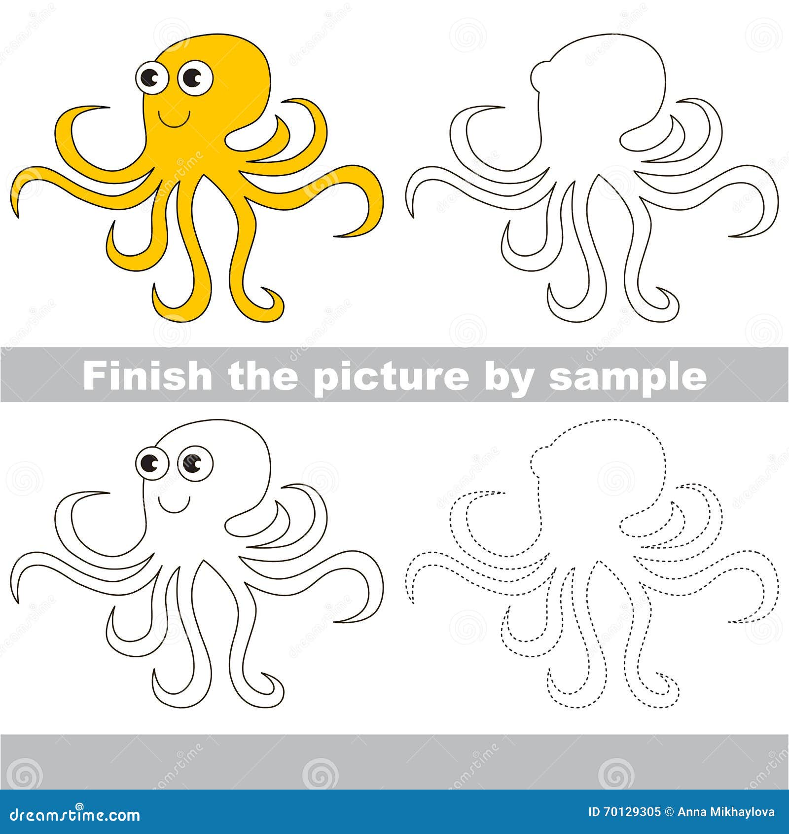 How To Draw an Octopus  StepbyStep