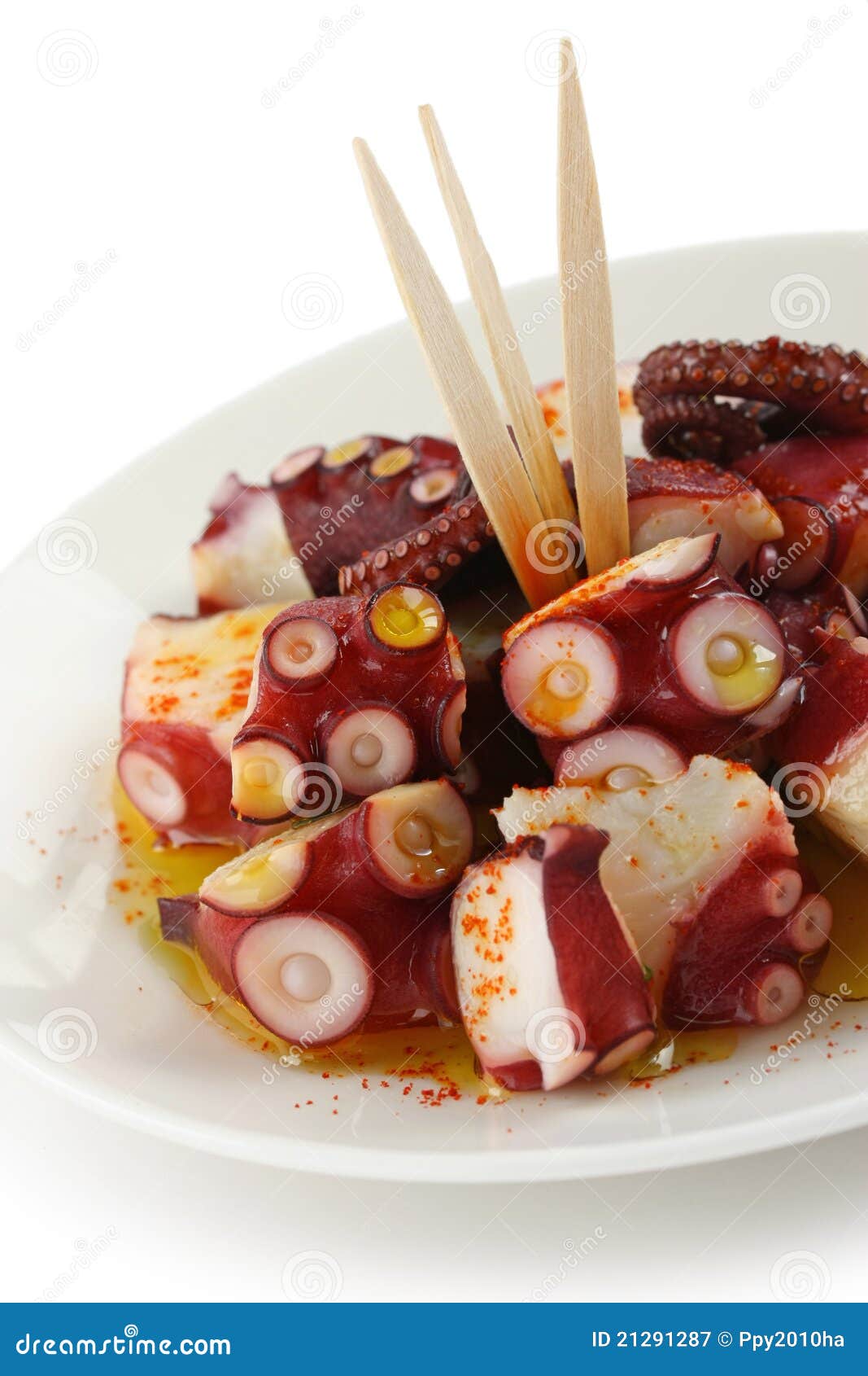 octopus galician style (pulpo a la gallega) , span