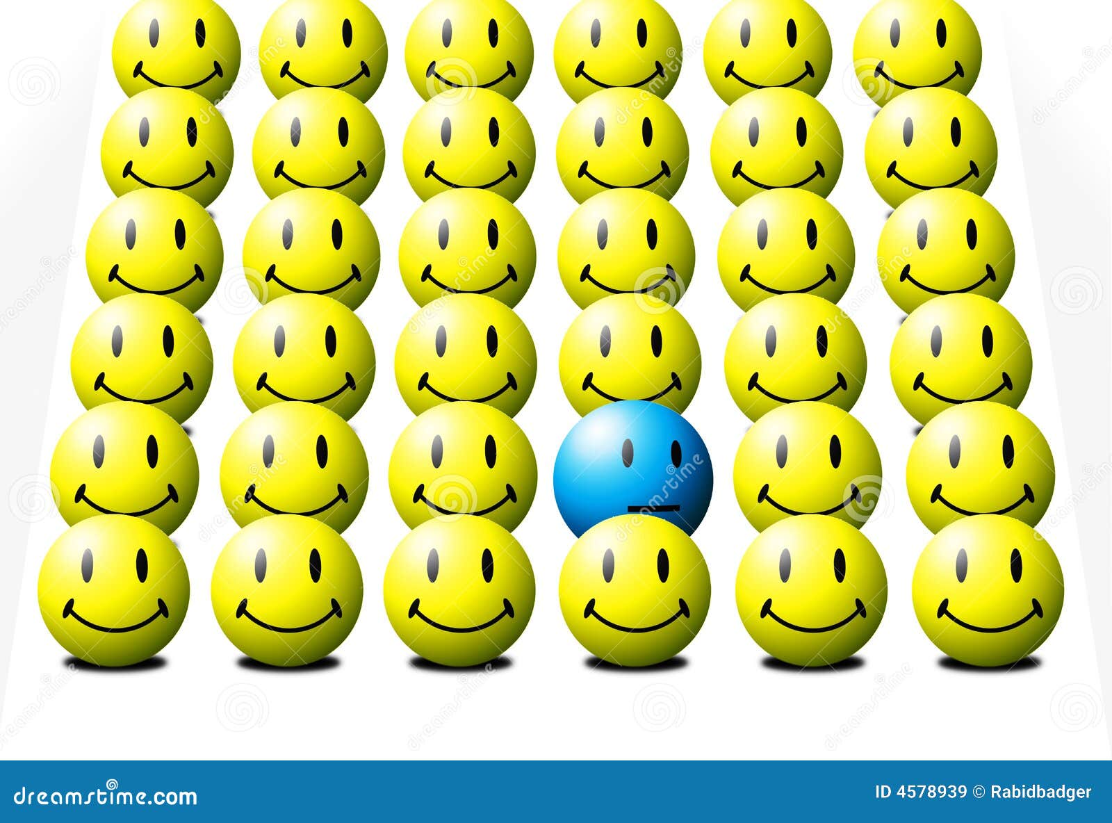 Odd One Out stock illustration. Illustration of unusually - 4578939