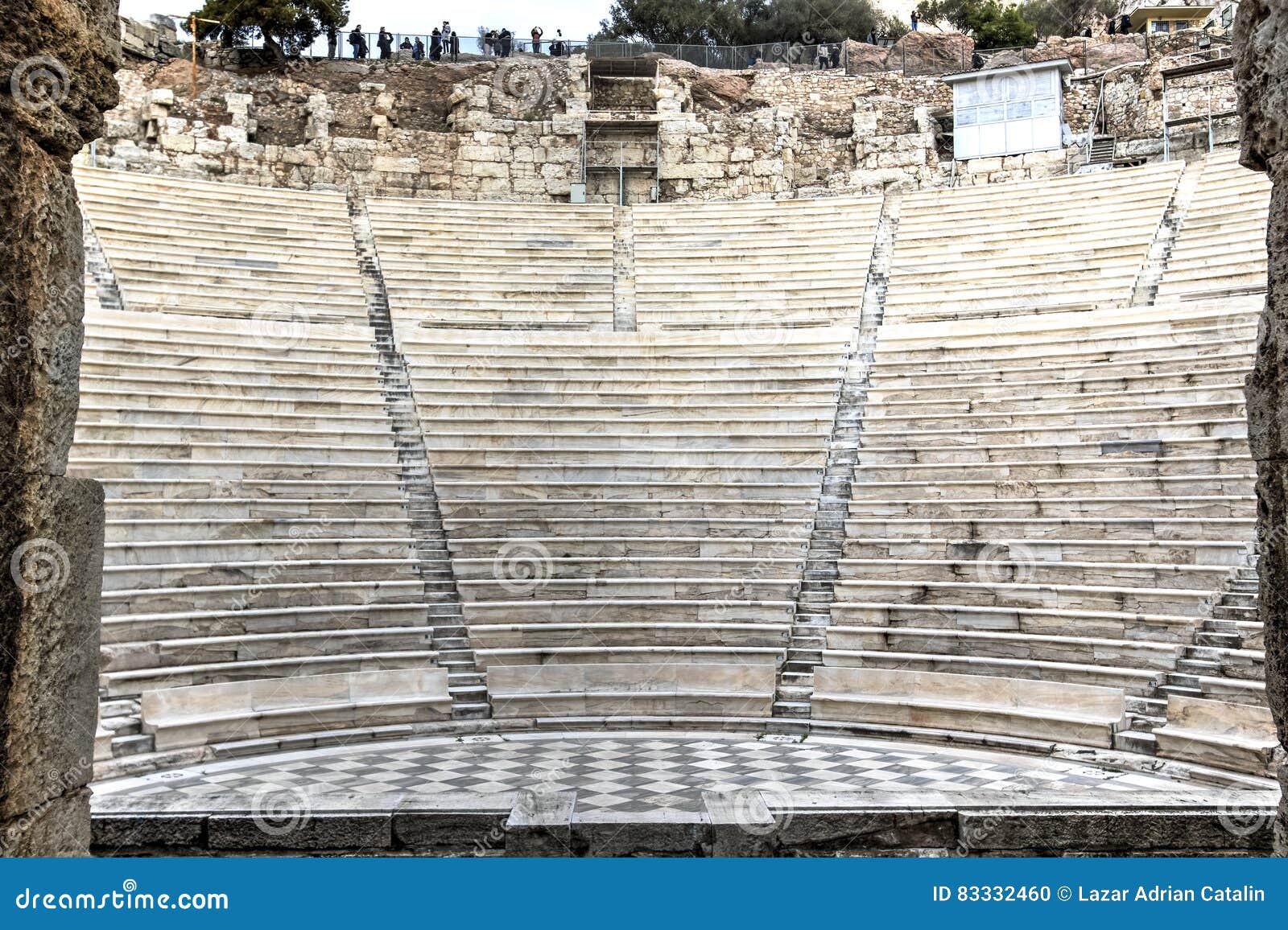 雅典卫城古老herodes埃迪克剧院圆形剧场，地标 希腊 编辑类照片 - 图片 包括有 著名, 古典: 114991791