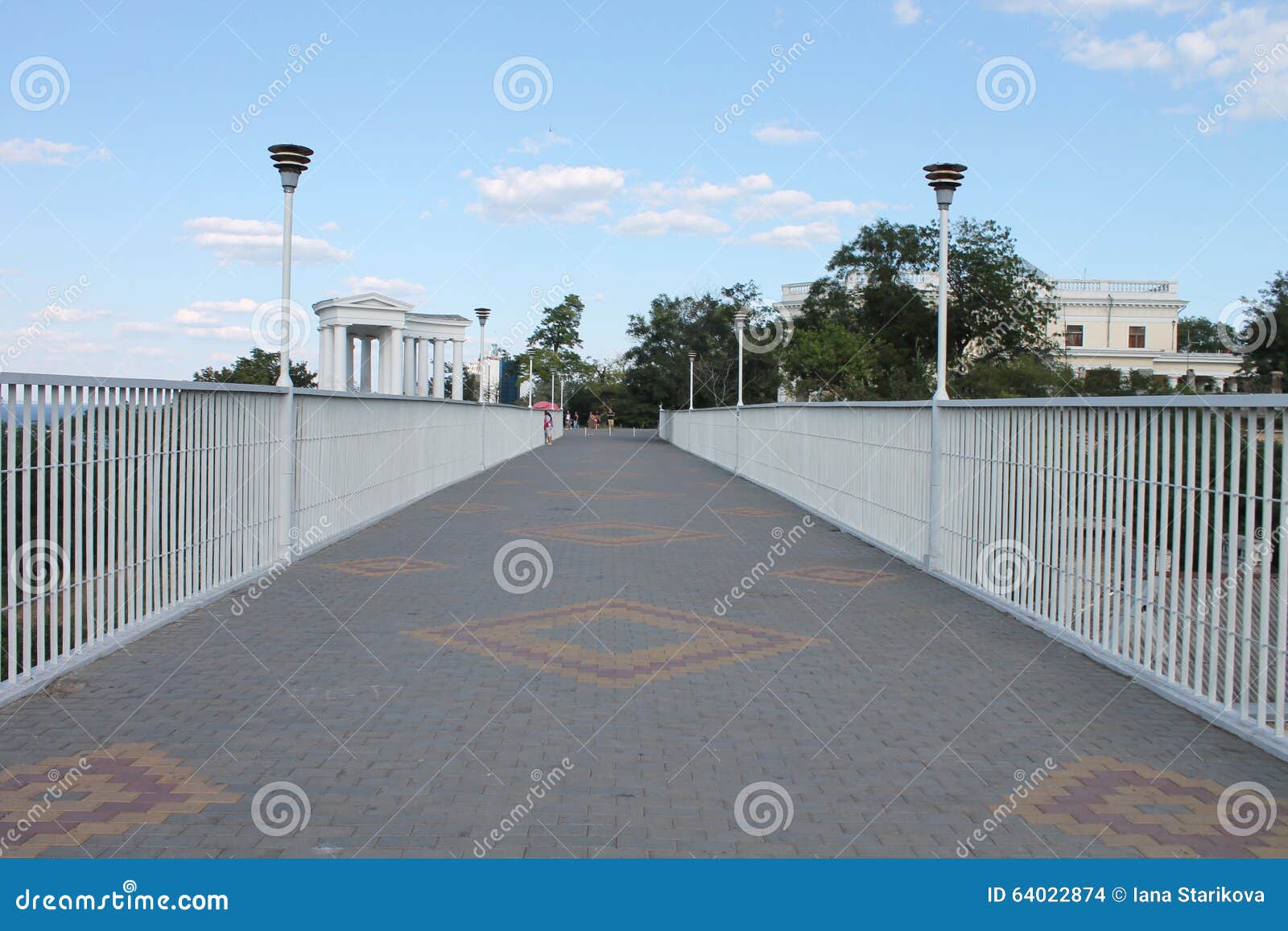Odessa Attraction Teschin Bridge Fotografia Stock Immagine di segno, governo 64022874