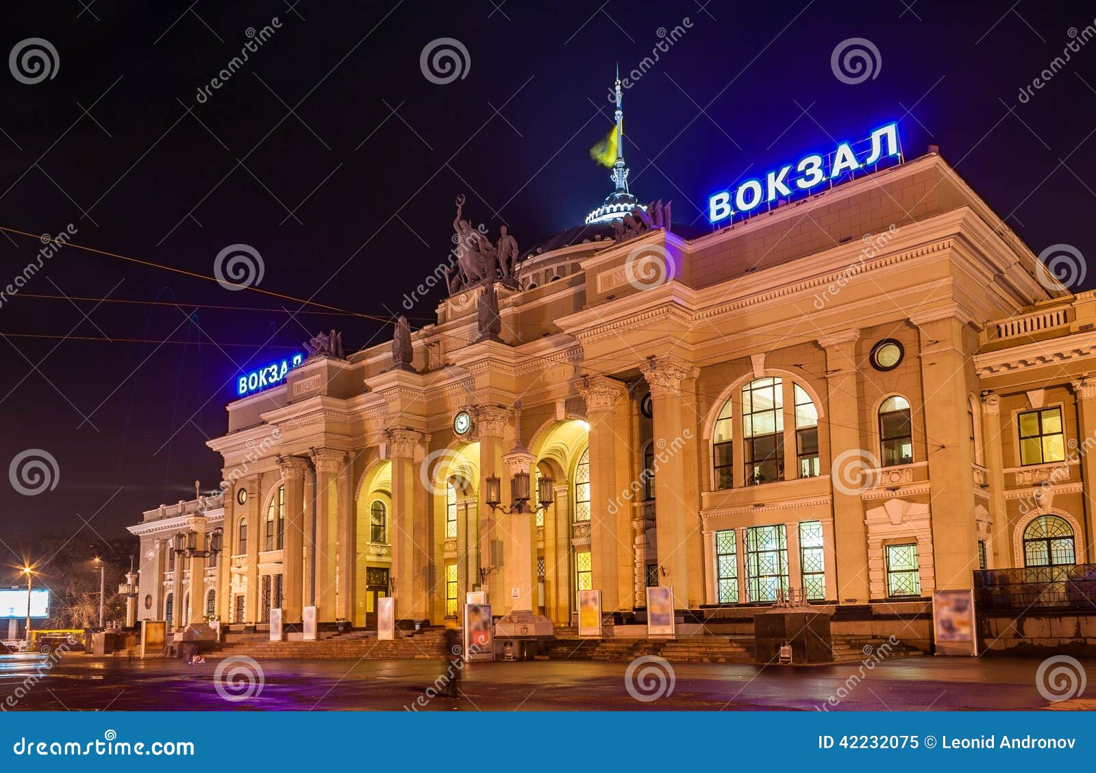 odessa main rail station - ukraine