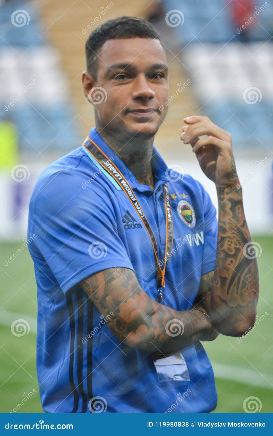 ODESSA, UKRAINE - September 15, 2016: Gregory Van Der Wiel during