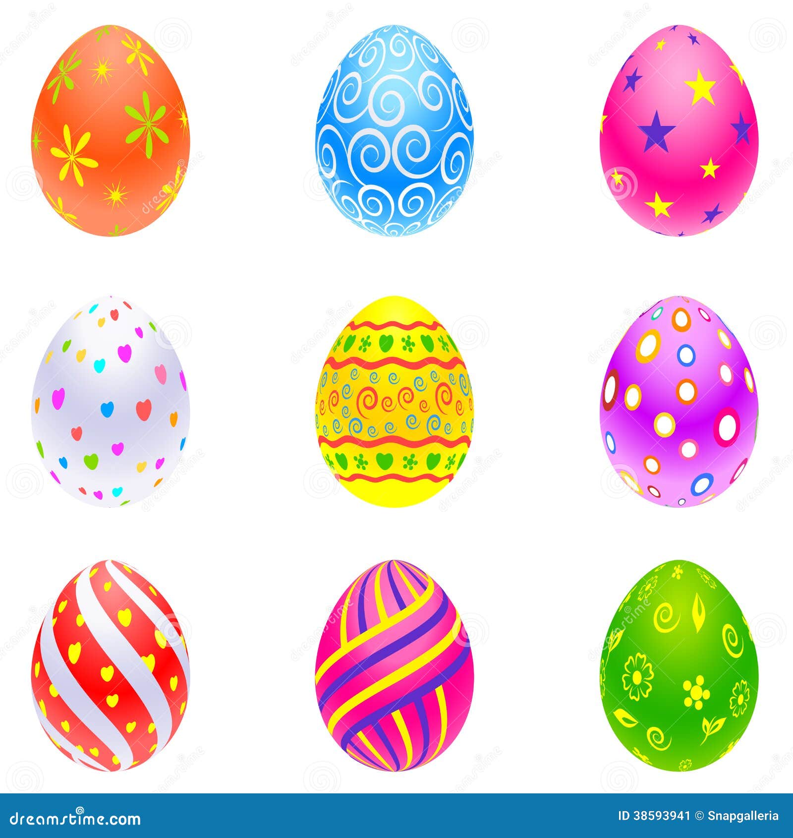 image stock oeuf de pques color image