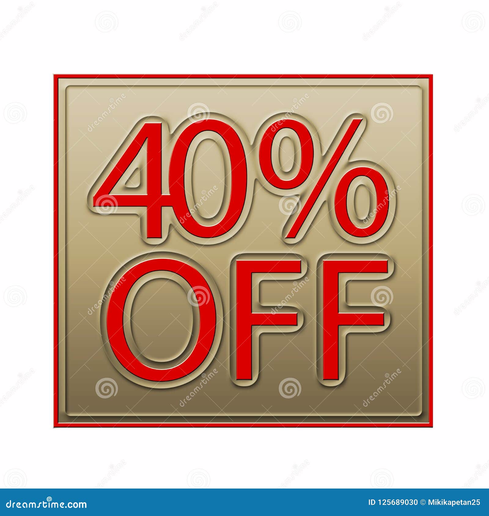 40% off discount offer