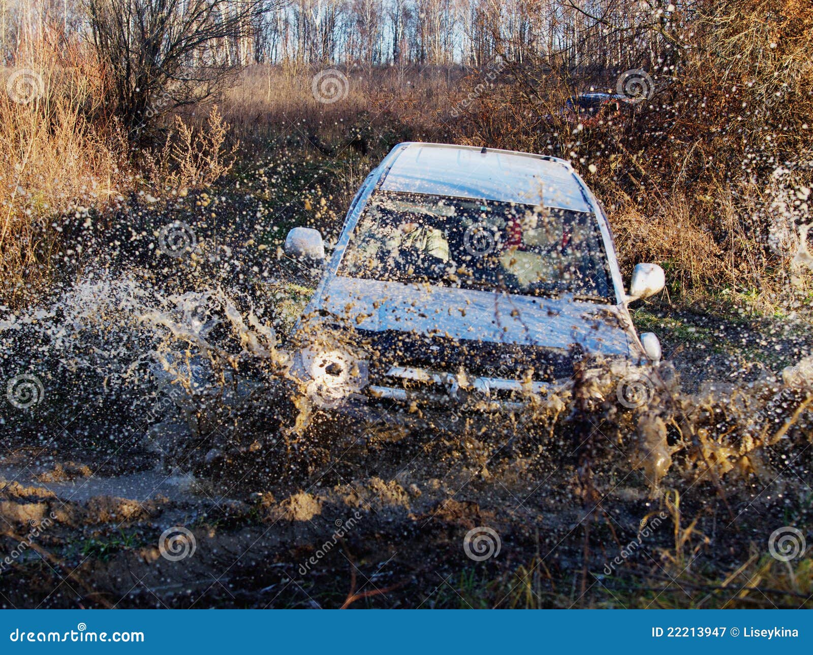 Offroad driving stock image. Image of pool, country 22213947
