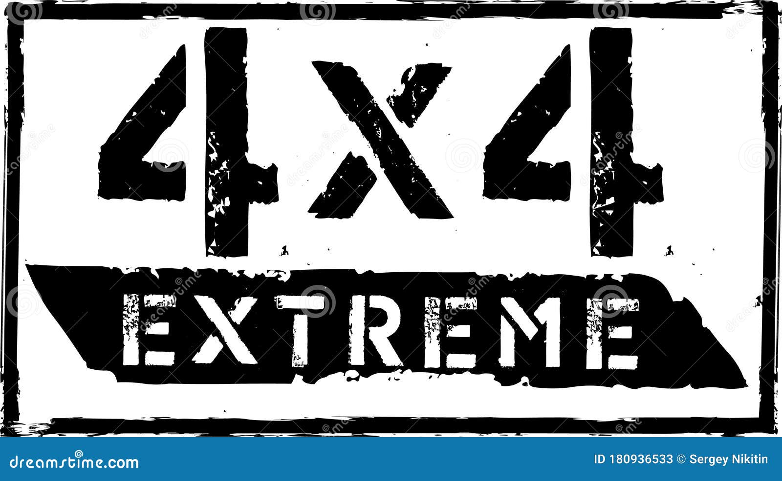 Offroad Emblem. Extreme Suv Logo Vector Illustration Stamp Stock