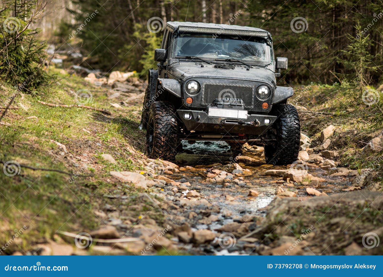 Off-road Extreme Expedition on Black Jeep Wrangler Stock Photo - Image of  transportation, rock: 73792708