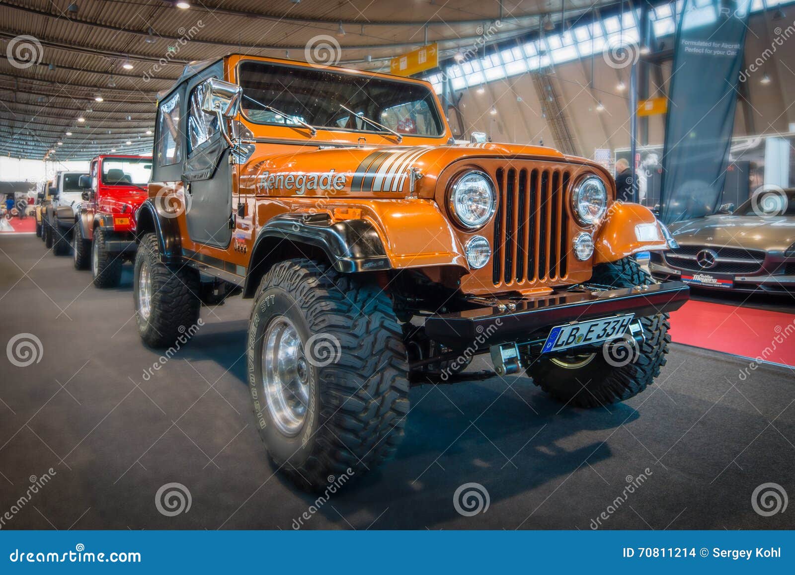 Off-road Jeep Wrangler Renegade, 1994. Editorial Stock Image - Image of  transport, germany: 70811214