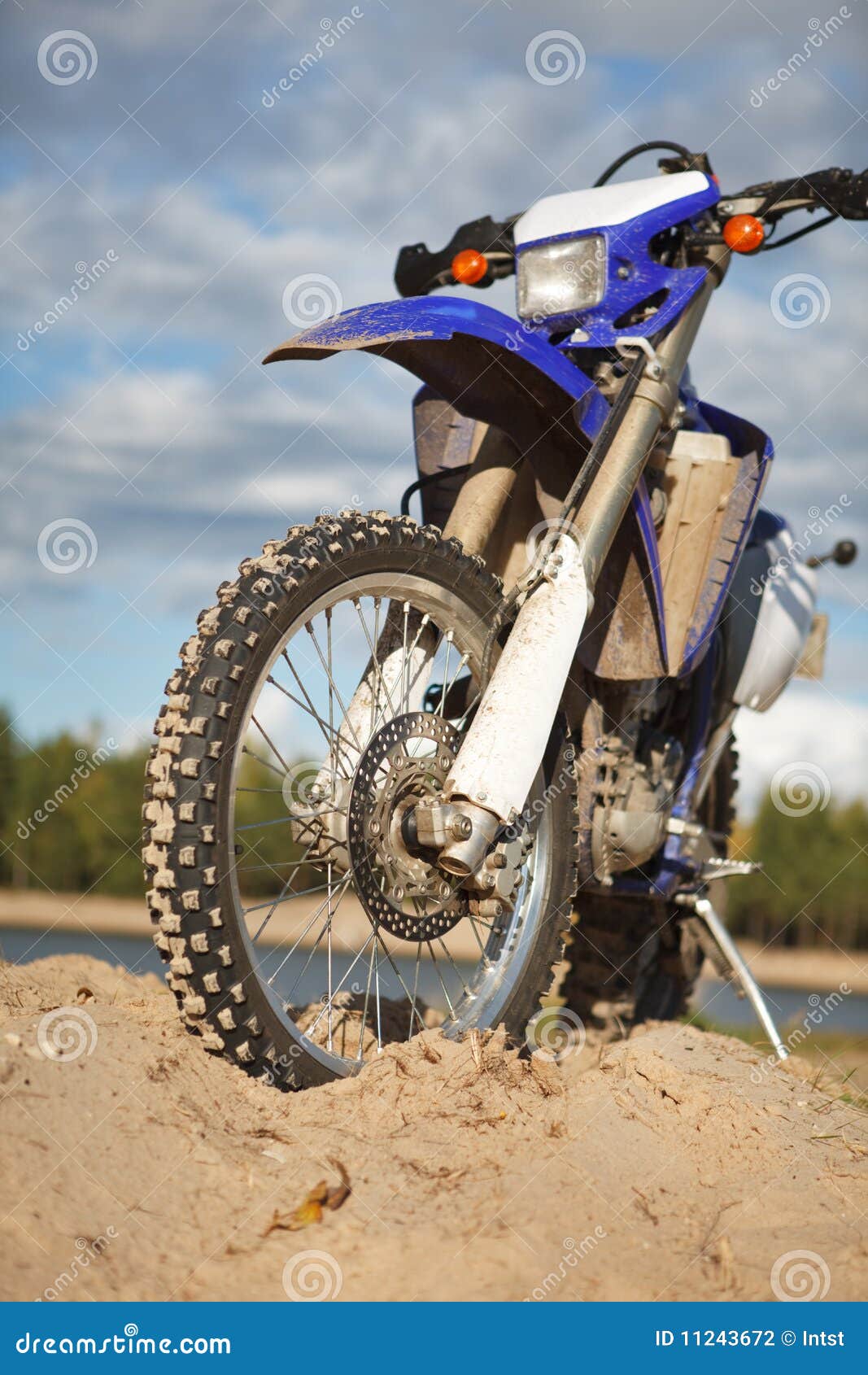 Offroad motorbike stock photo. Image of power, green 11243672