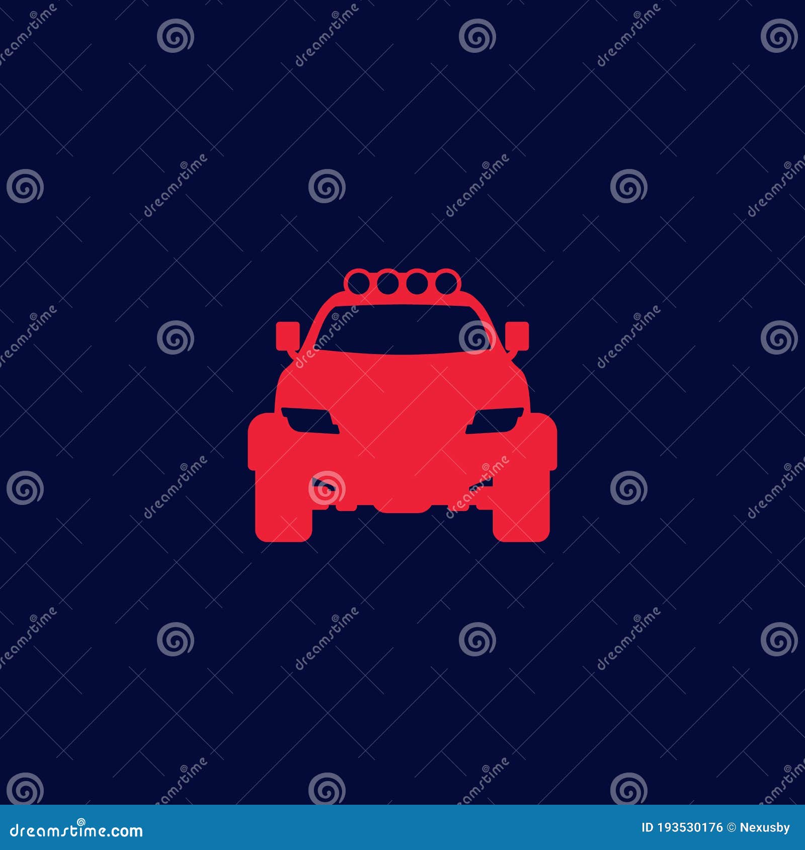 Offroad 4x4 suv icon stock vector. Illustration of offroad 193530176