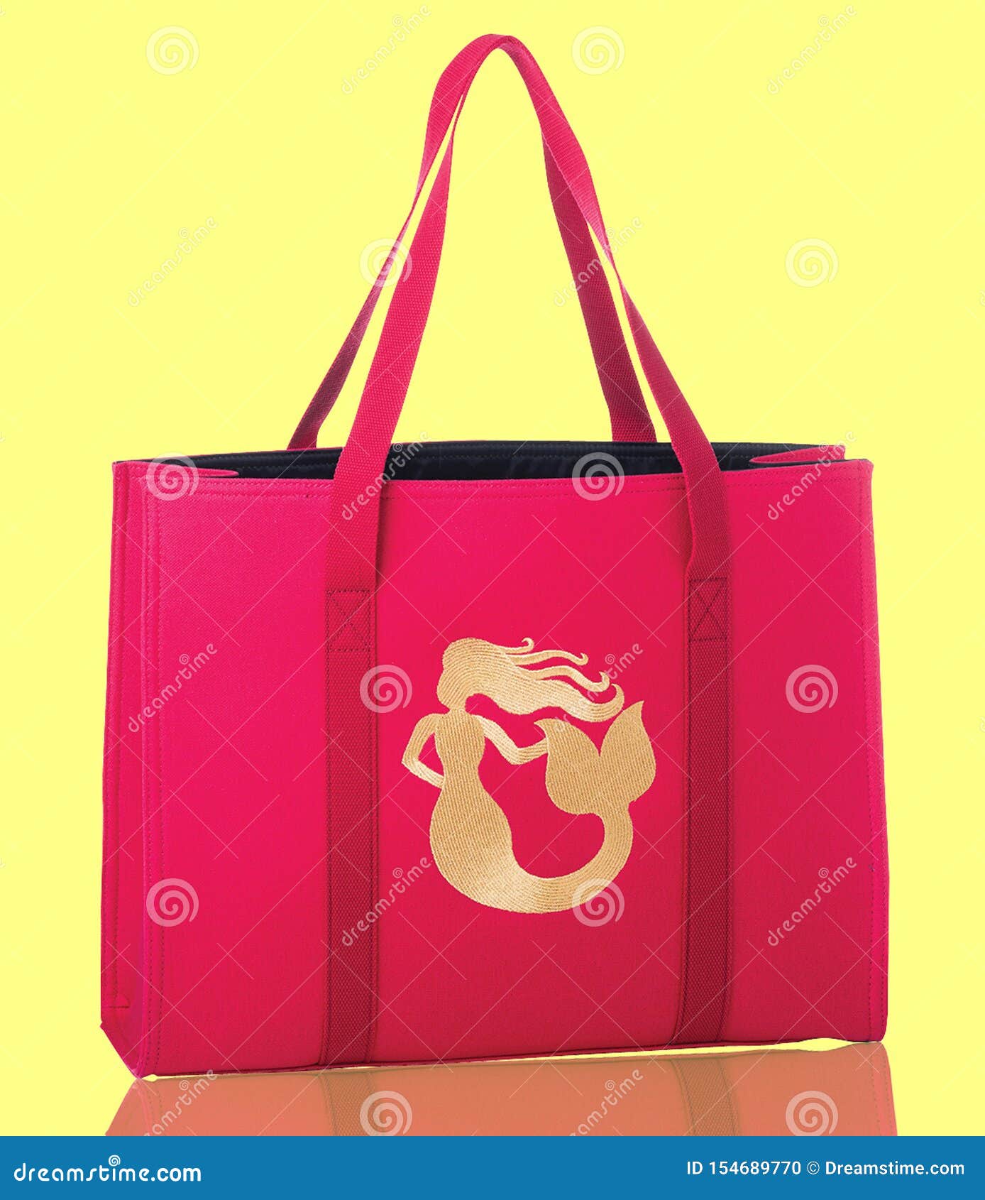 Womans Purse Pink Color Open from Above with Stock Photo - Image of  charming, lady: 61059426