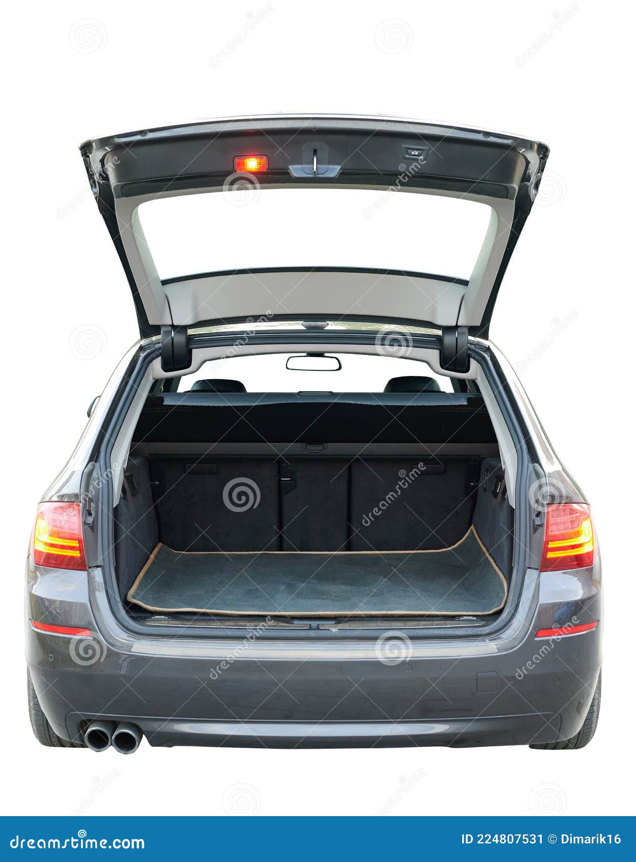 Offener Kofferraum Eines Modernen Autos Stockbild - Bild von