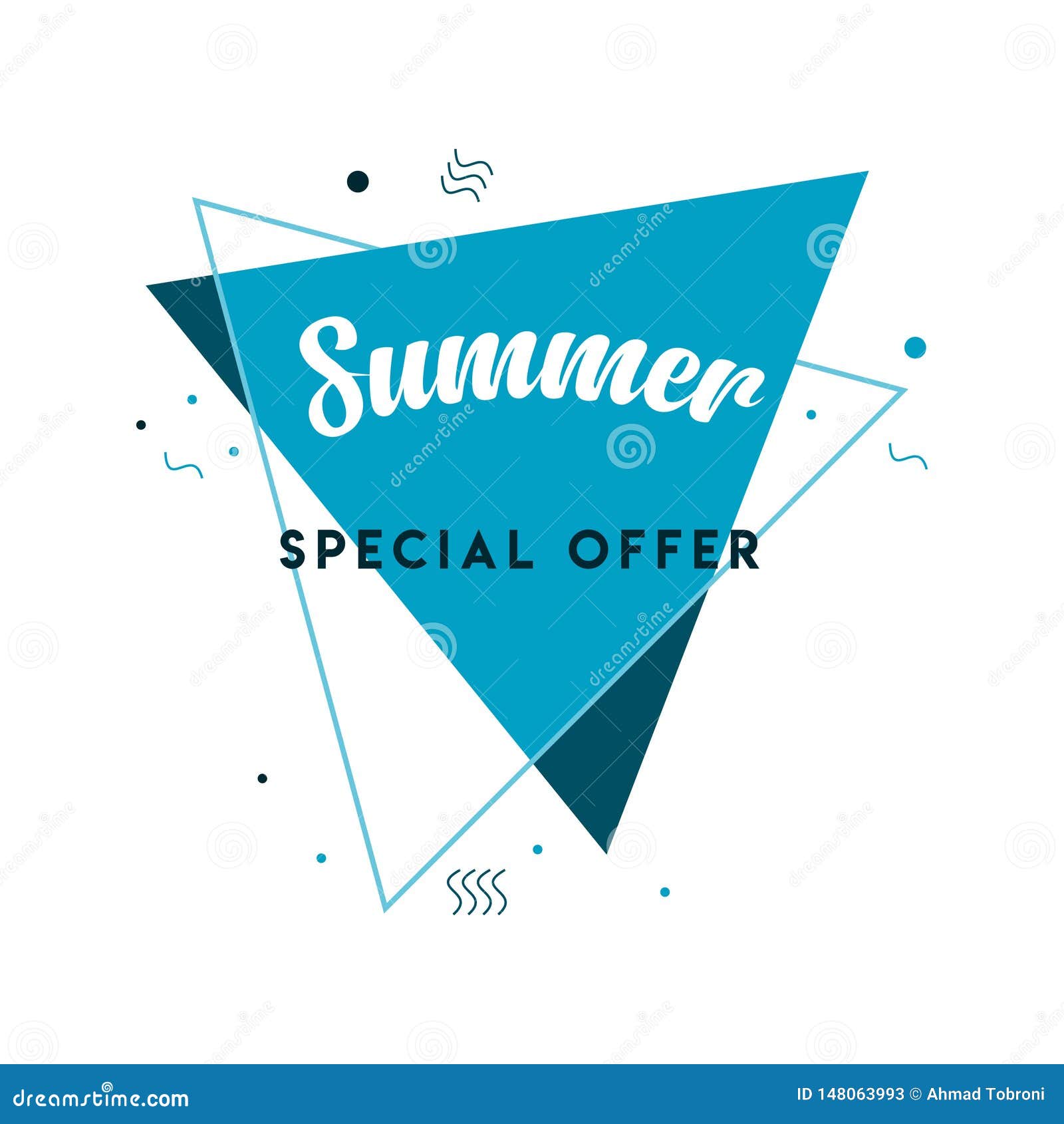 Premium Vector  Summer time text banner template