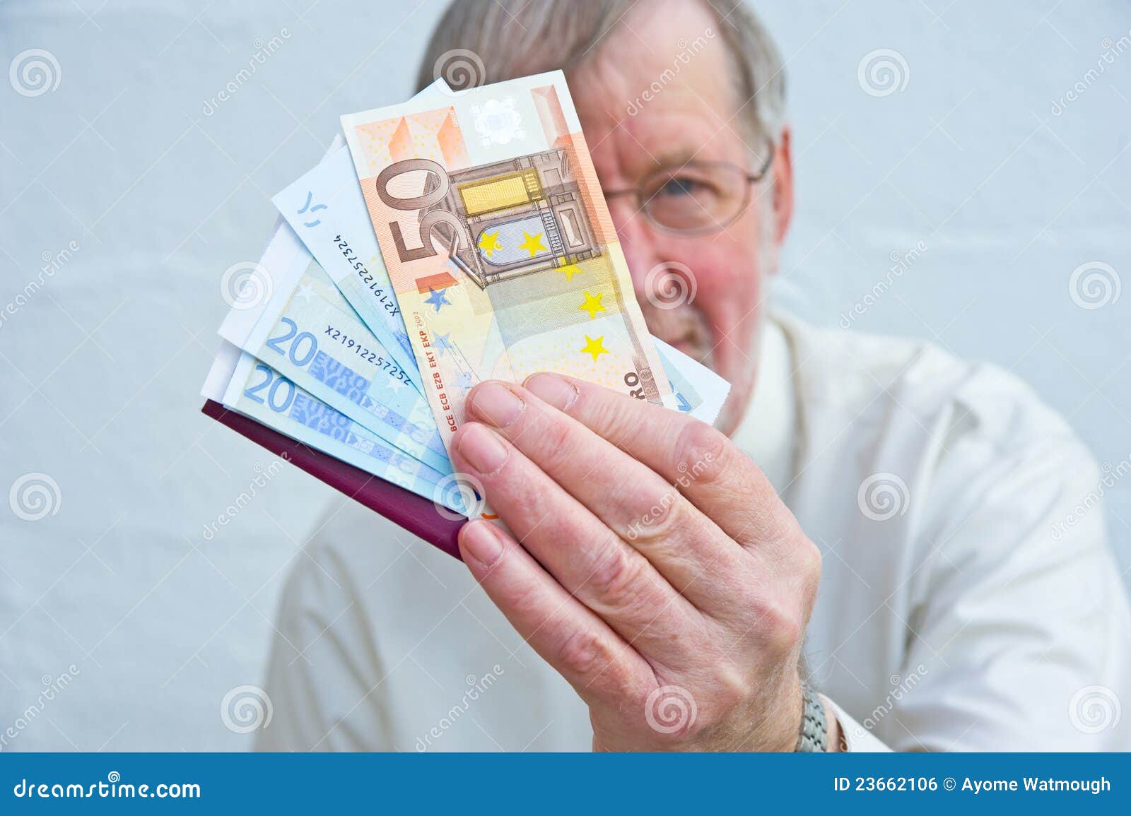 Offer to pay in Euros. stock photo. Image of shirt, cost 23662106