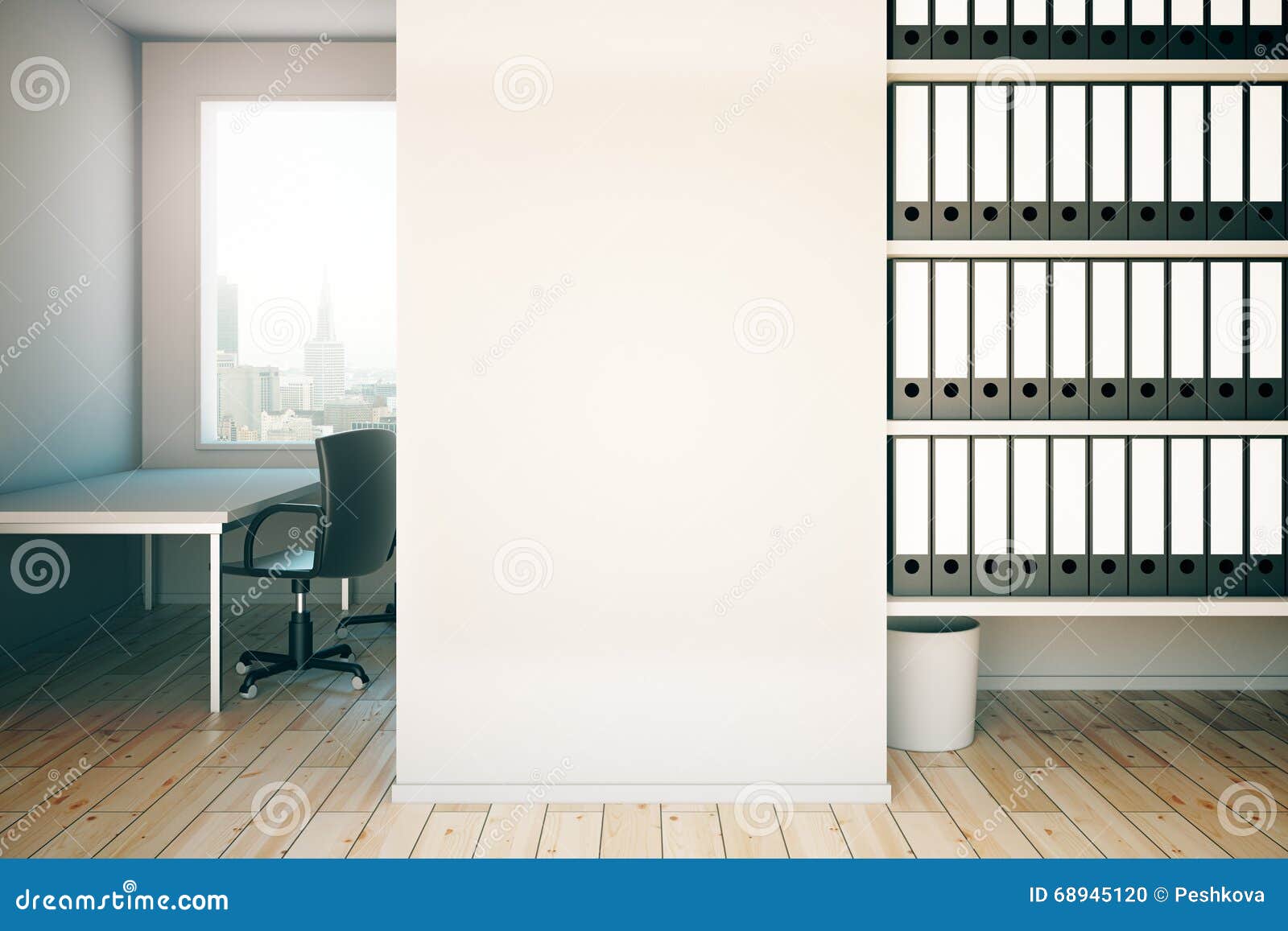 Blank Office Wall
