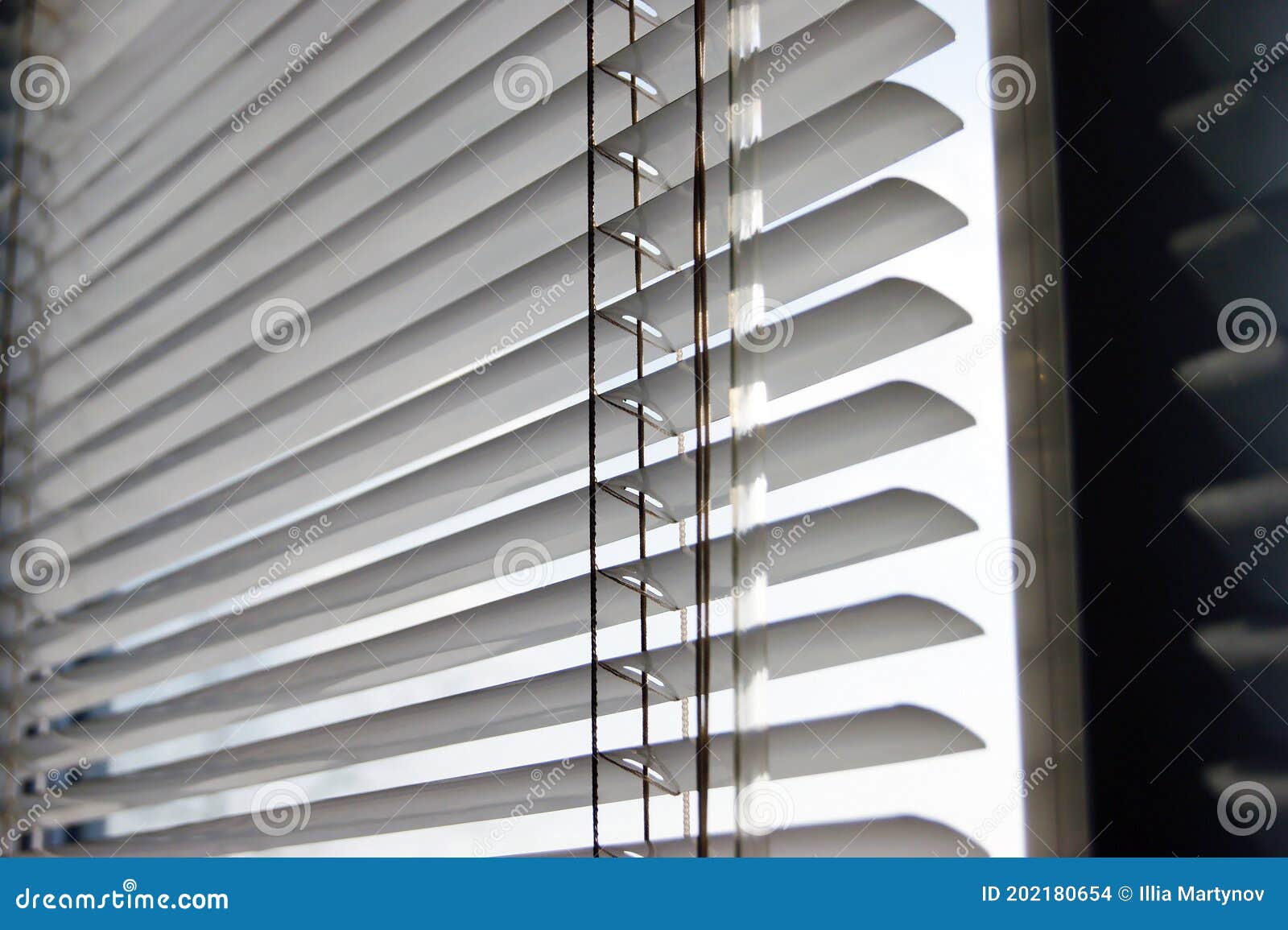Office Blinds. Modern Iron Shutters Stock Photo Image of louvers, blinds 202180654