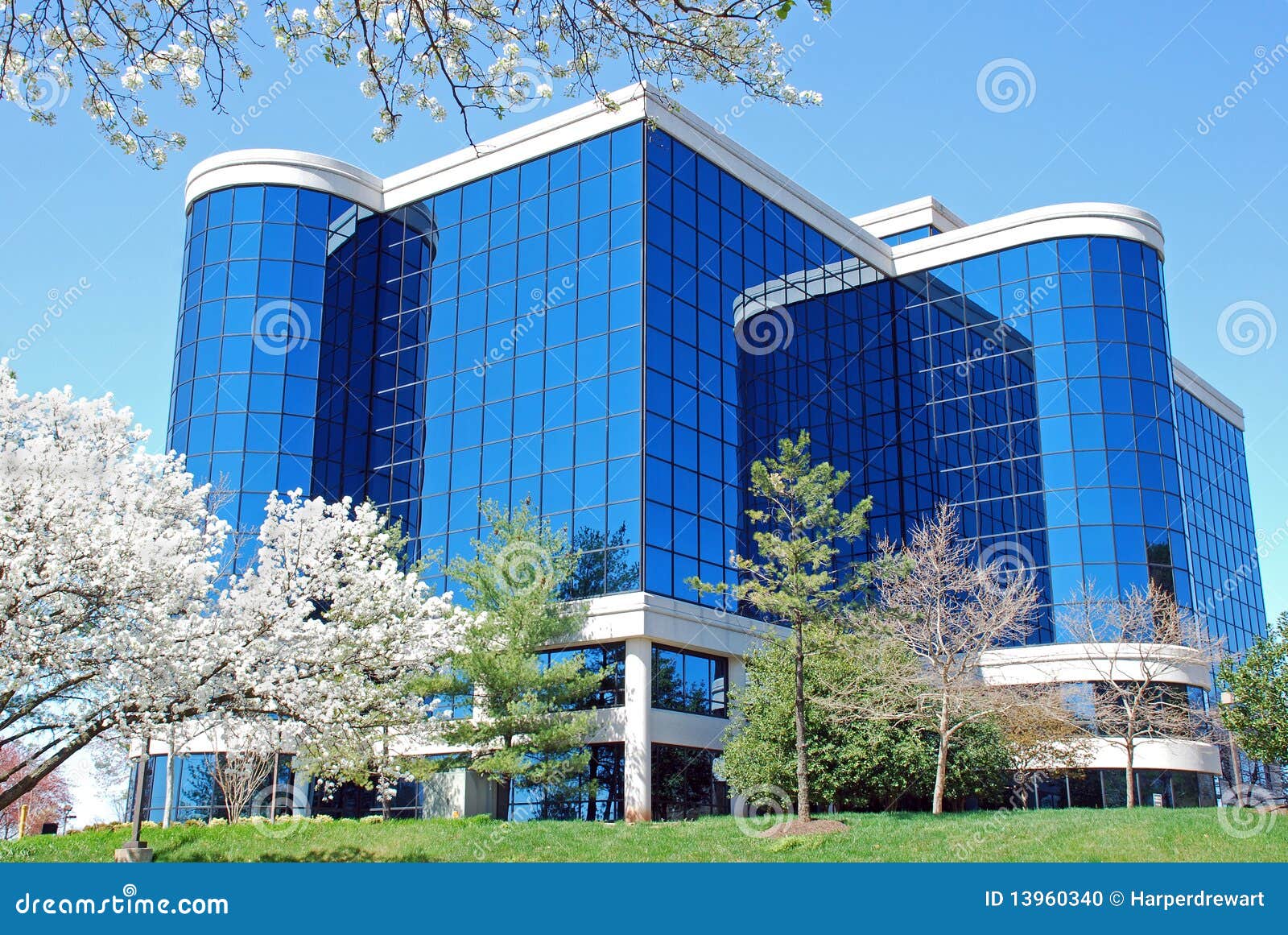 Office building 21 stock photo. Image of evergreen, color 13960340