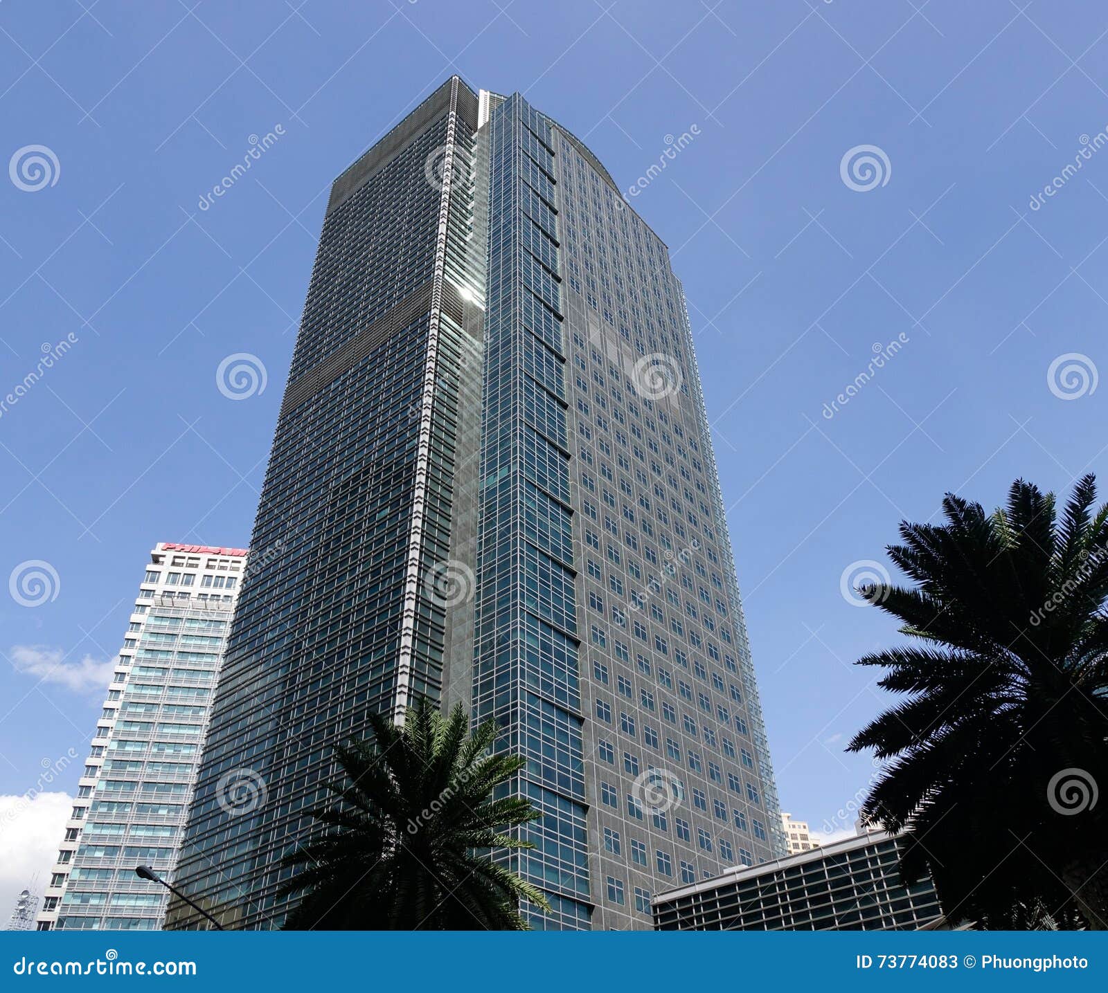 Office Building at Business District in Manila, Philippines Editorial Stock Photo Image of