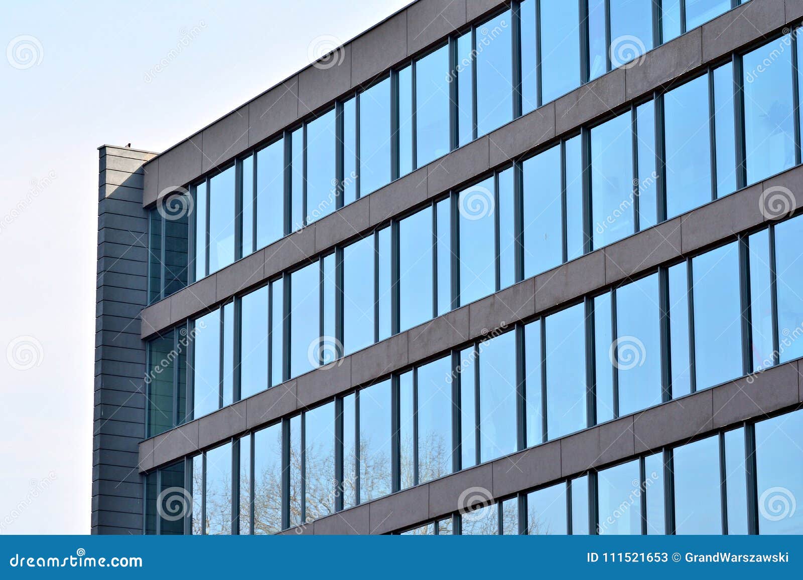 Glass Walls of a Office Building - Business Background Stock Image ...
