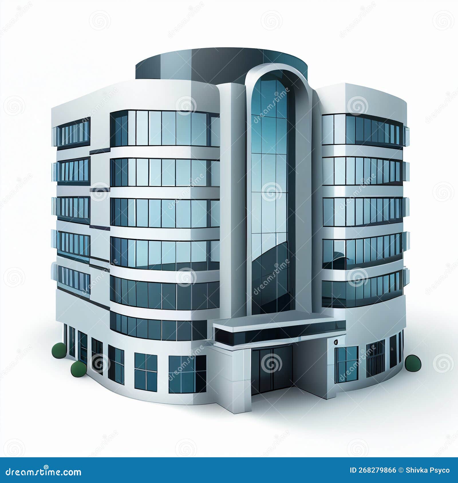 Office Building Clip Art Image Stock Illustration - Illustration of