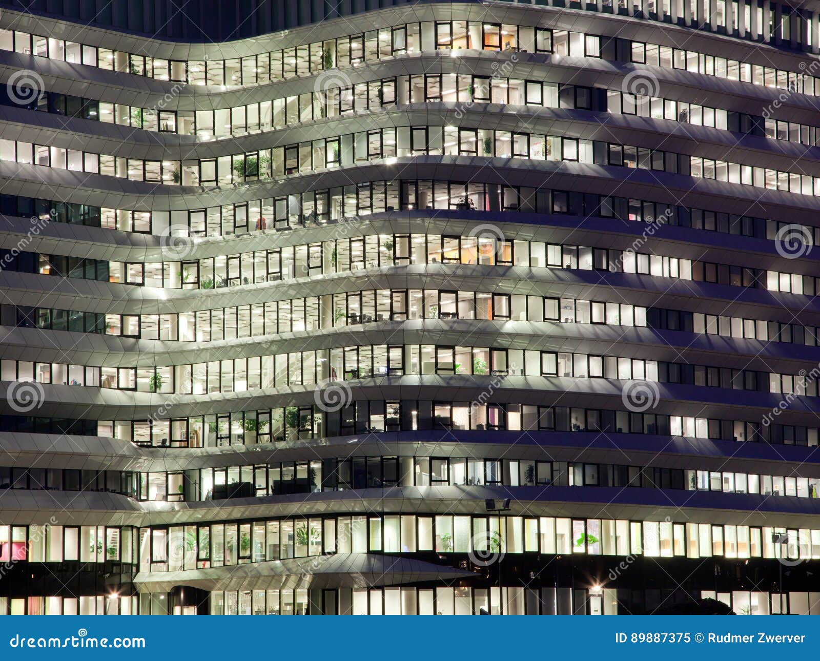 Office Building Lights stock image. Image of architecture 89887375