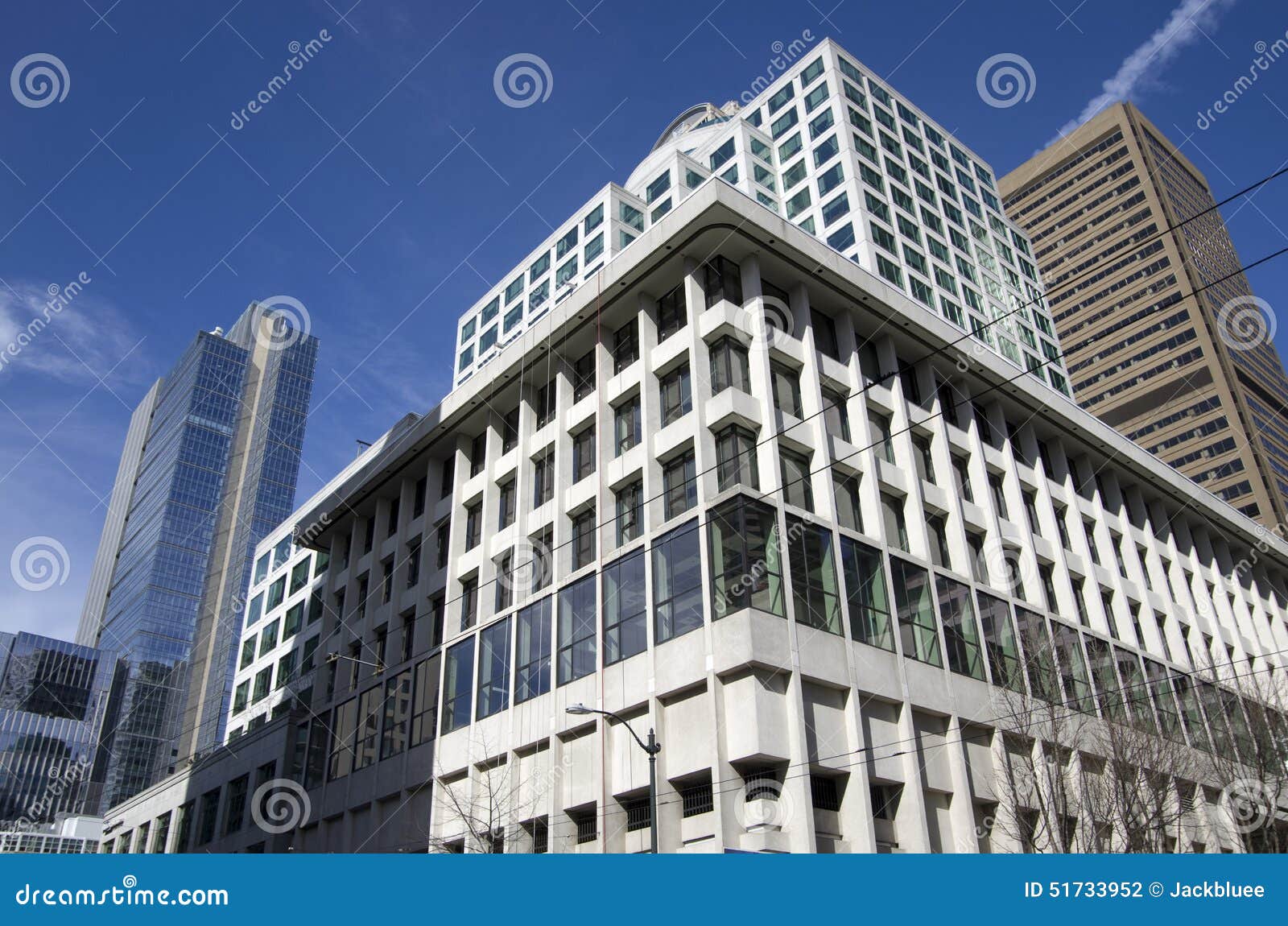 Office buildings seattle stock photo. Image of city, offices 51733952