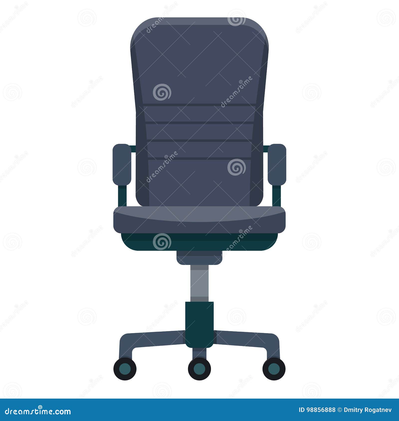 Office chair icon stock vector. Illustration of chair 98856888