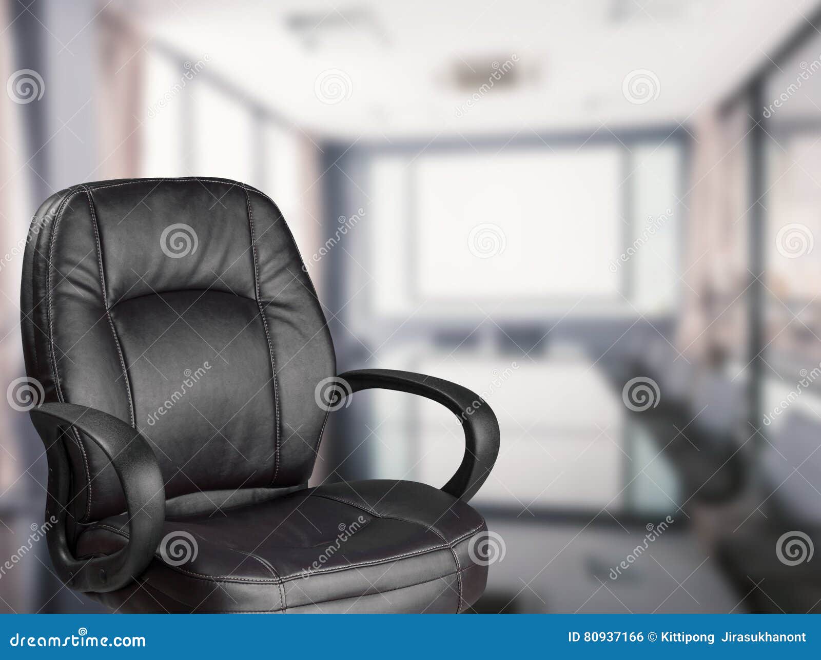 Office Chair with Office Background Stock Photo Image of empty
