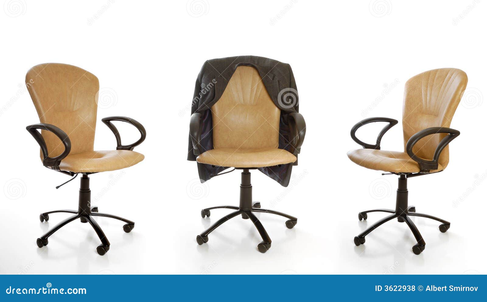 Office chairs stock photo. Image of manager, isolated 3622938