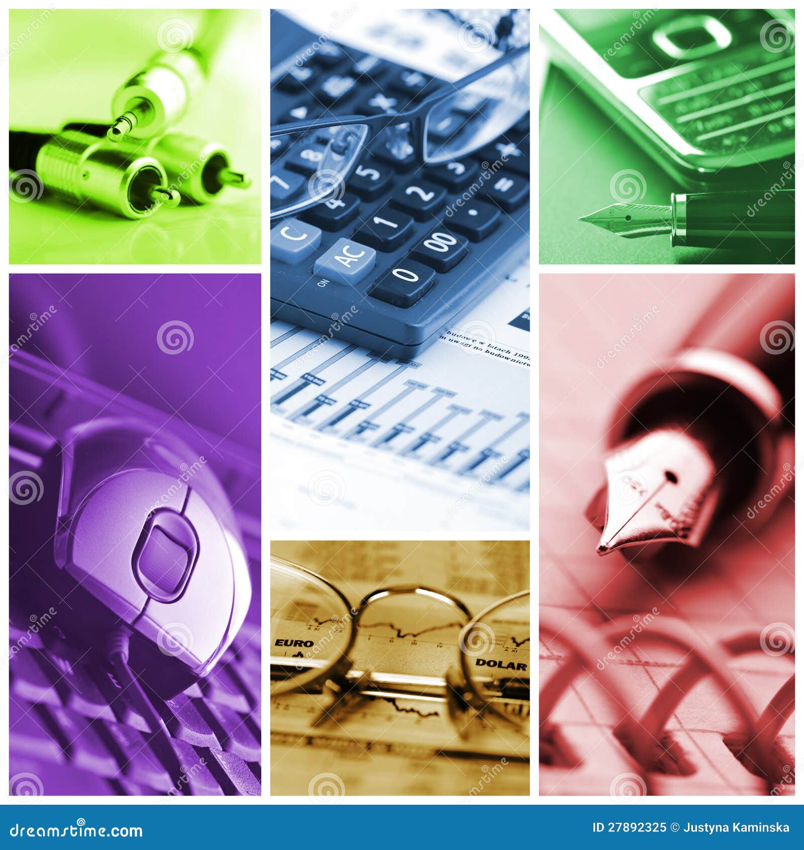 Office Collage Royalty Free Stock Photo Image 27892325