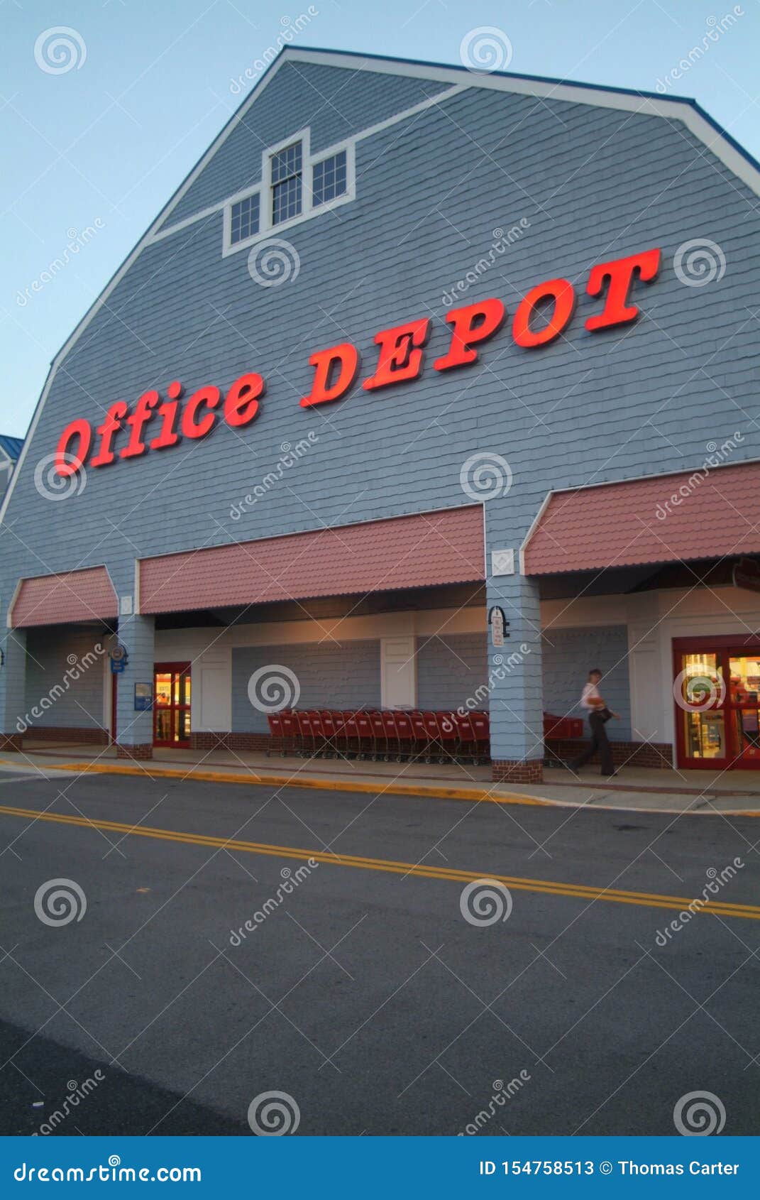 The Office Depot Store in Annapolis, Maryland Editorial Stock Photo