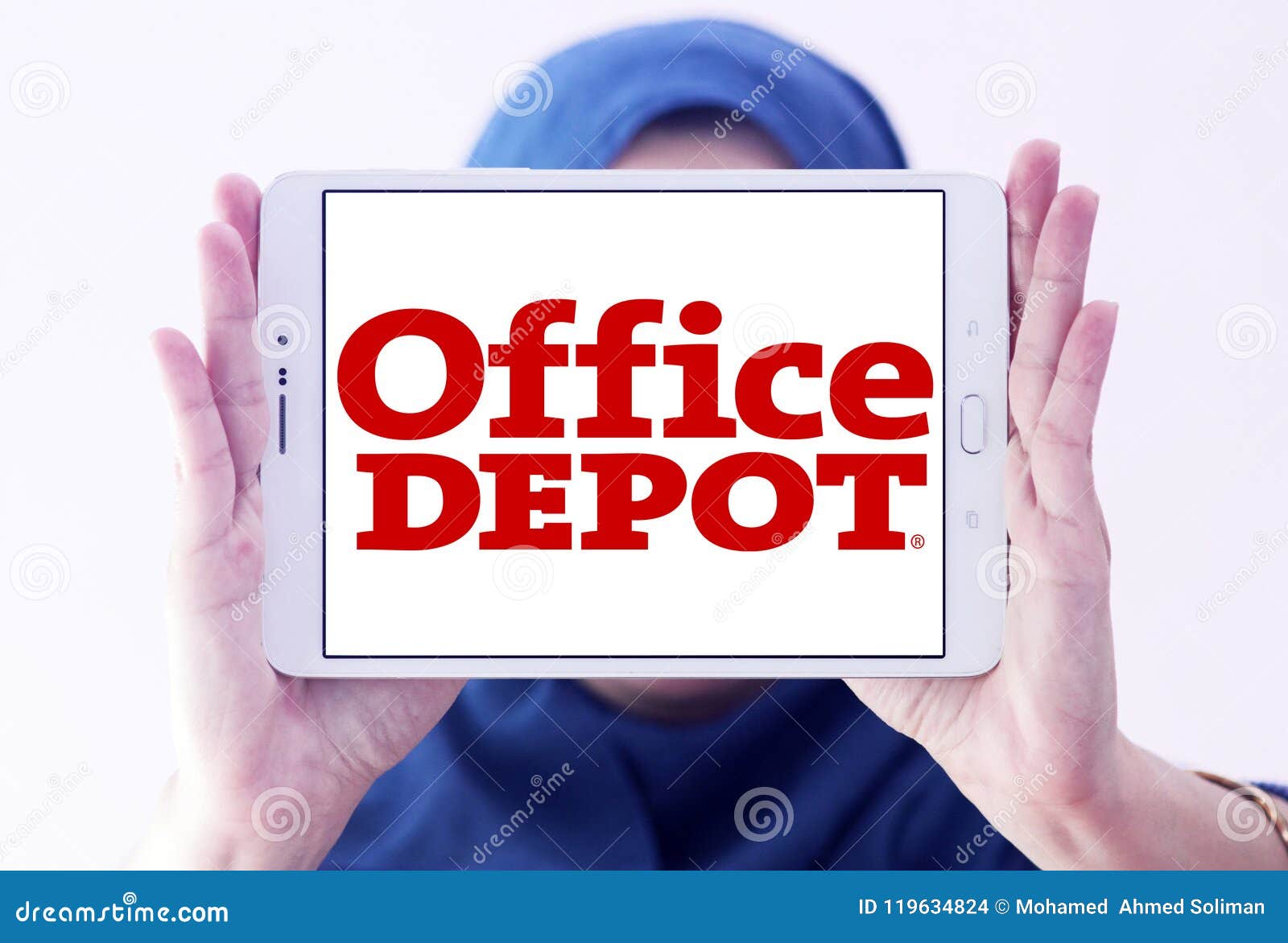 Office Depot retailer logo editorial stock image. Image of logo - 119634824