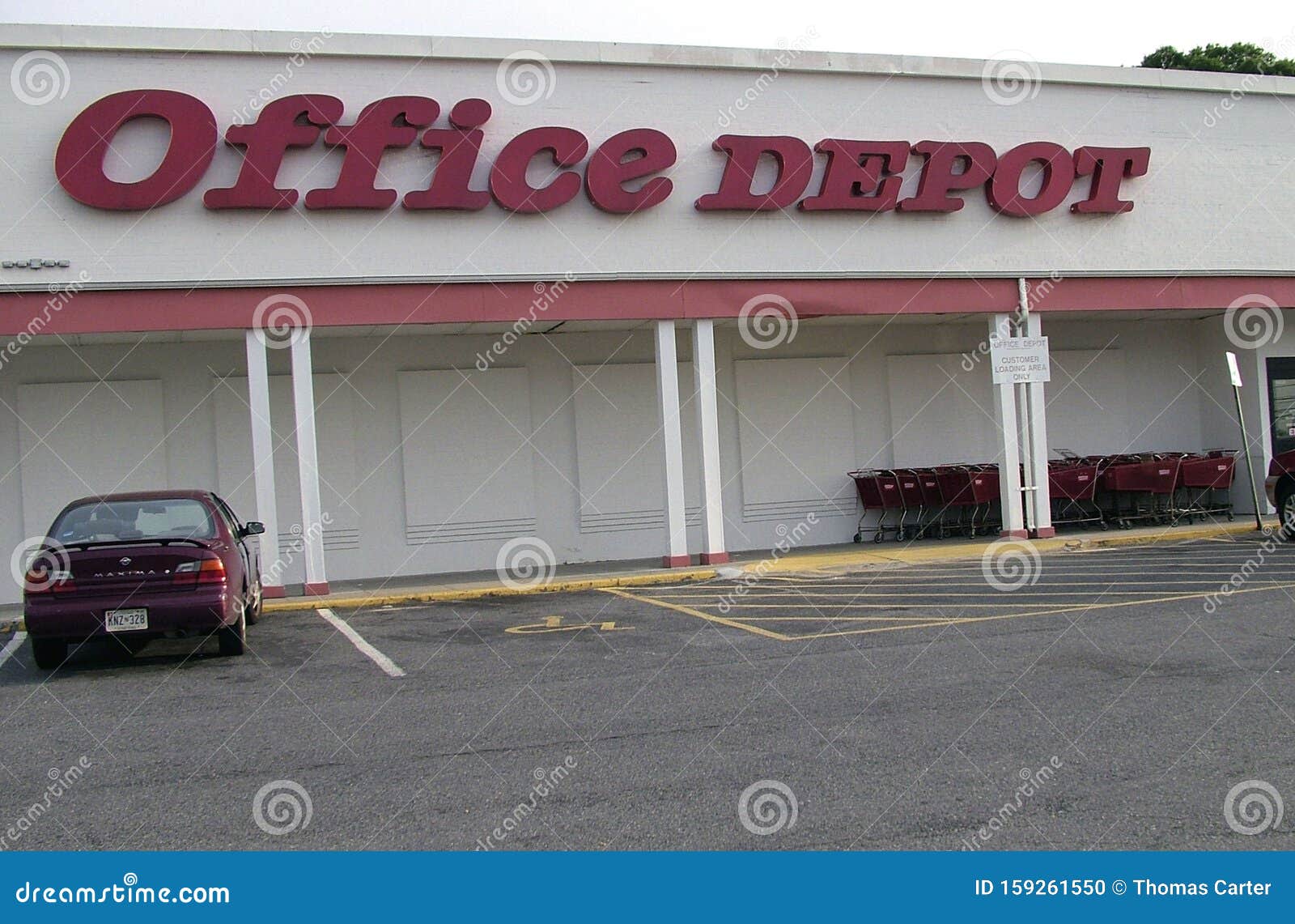 The Office Depot Store in Lahnam, Md Editorial Image Image of store