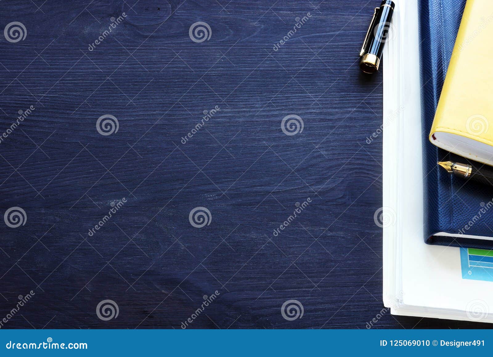 office desk with business papers. workplace. background.