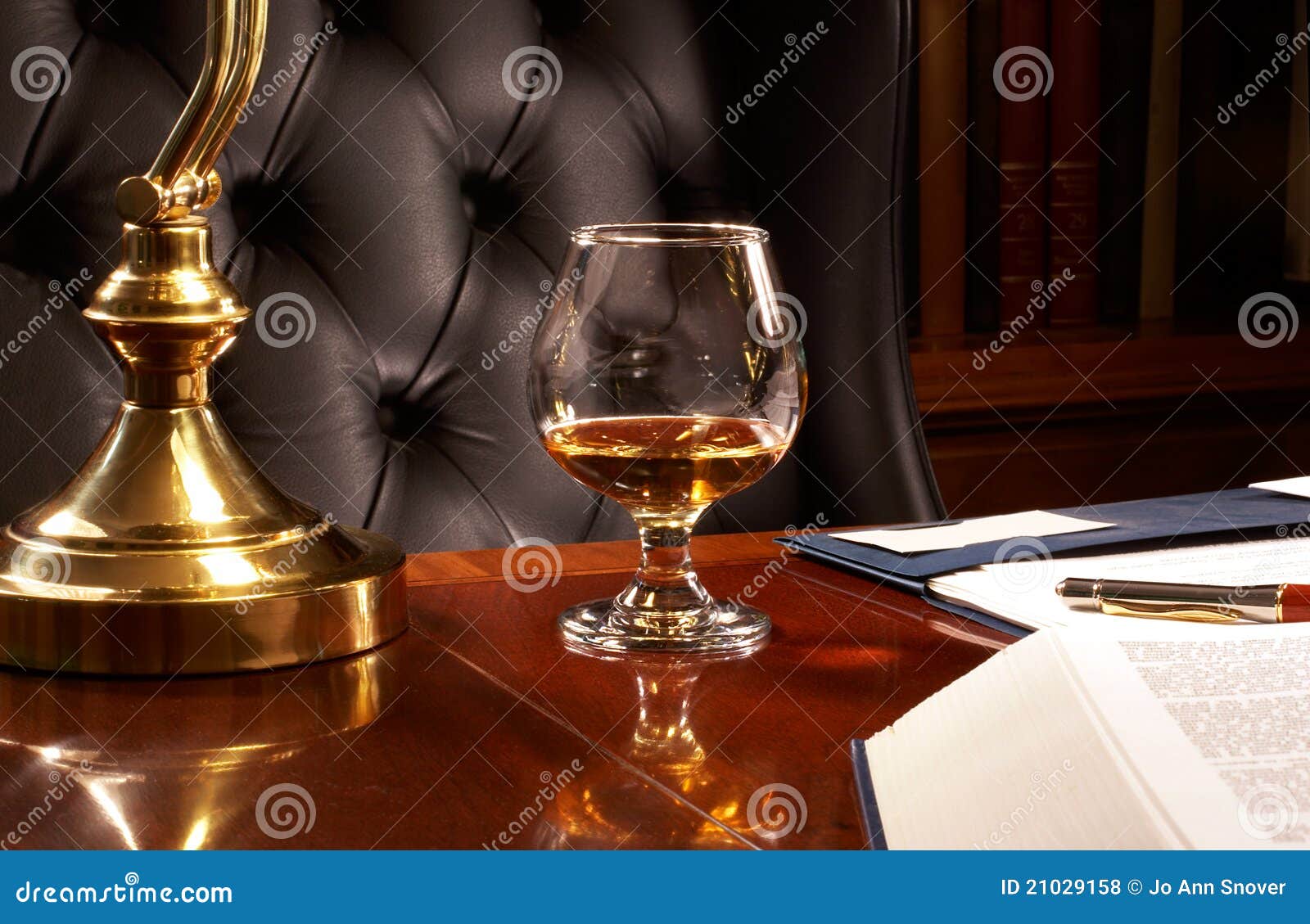 Office desk at night stock photo. Image of evening, stack 21029158