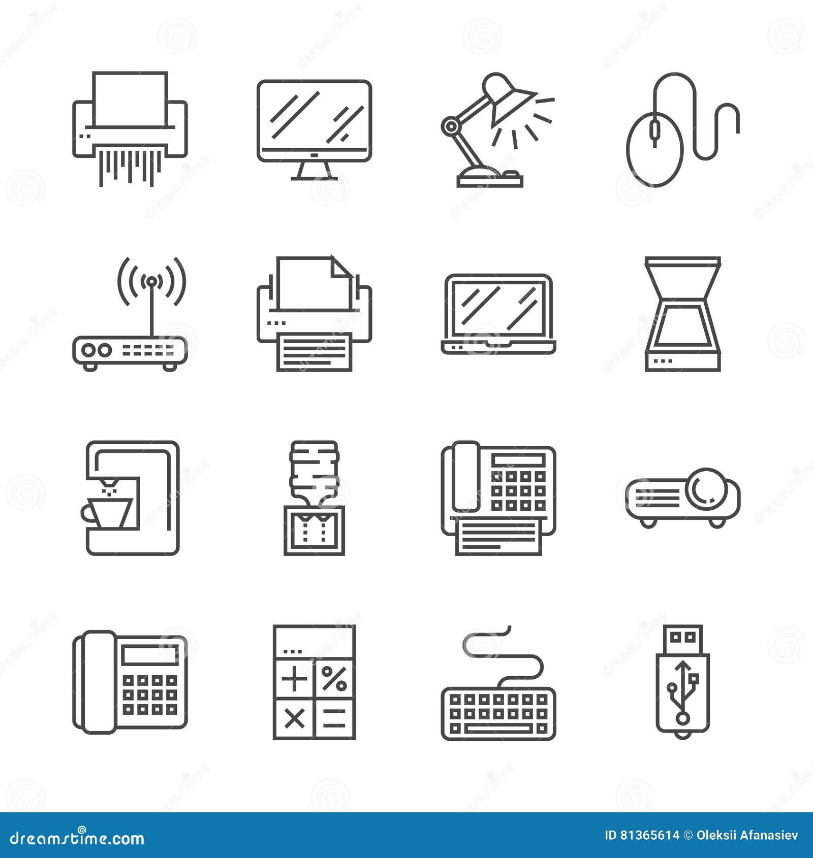 office devices icons