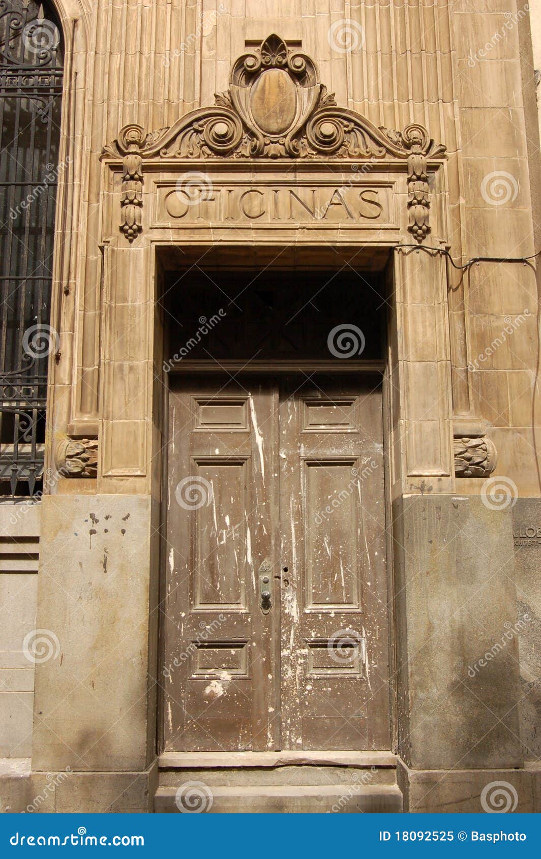 office door, old havana, cuba