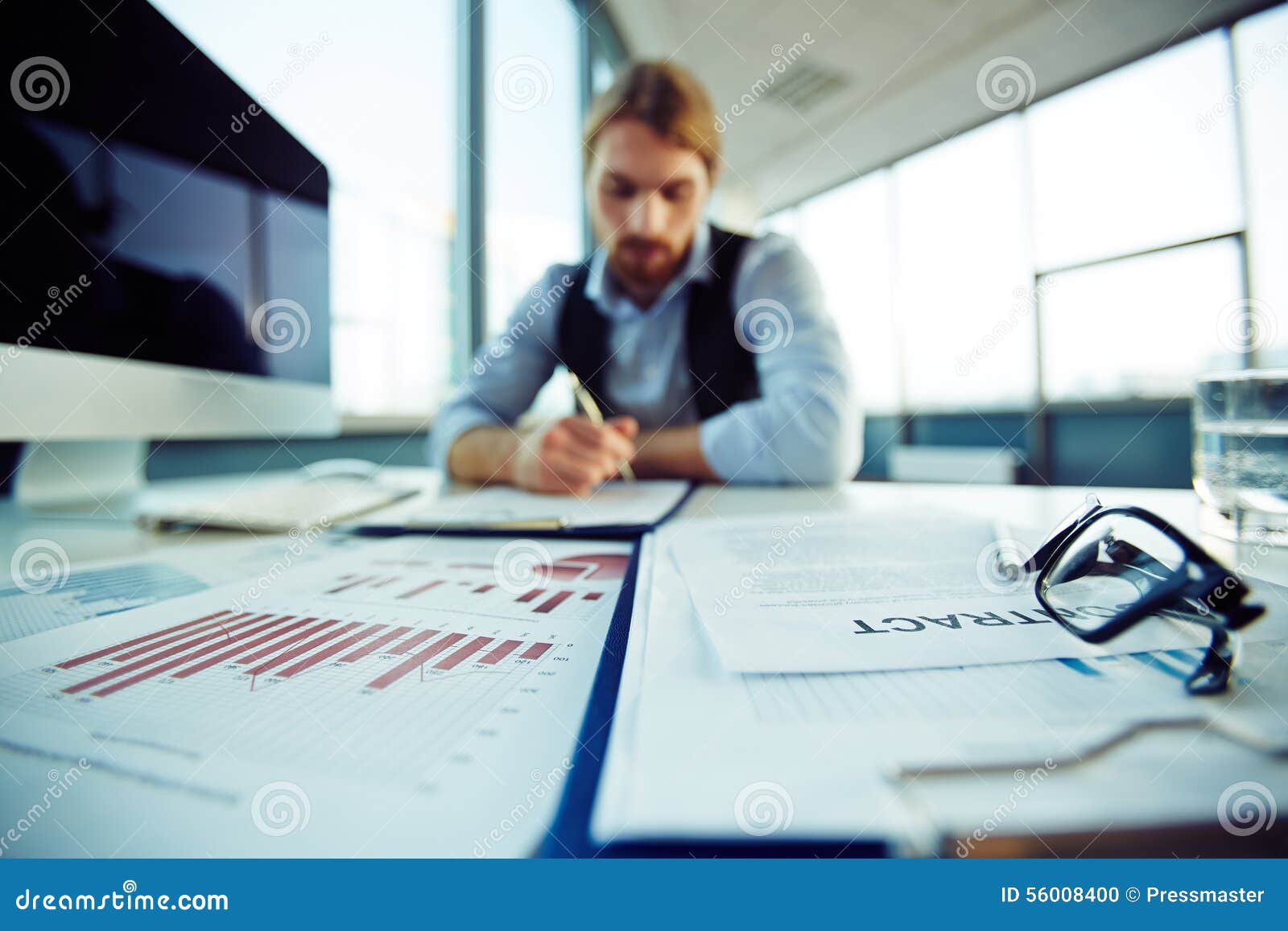 Office environment stock photo. Image of office, eyewear - 56008400