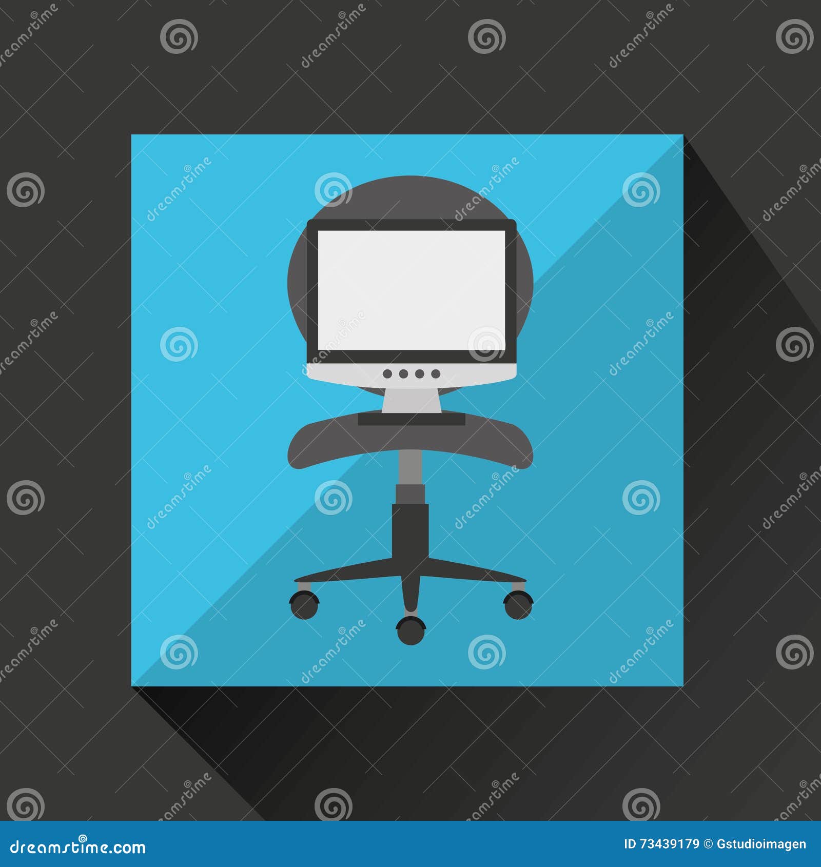 Office equipment design stock illustration. Illustration of isolated