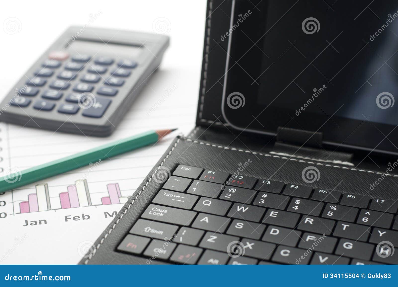 Office Equipment stock photo. Image of diagram, chart 34115504