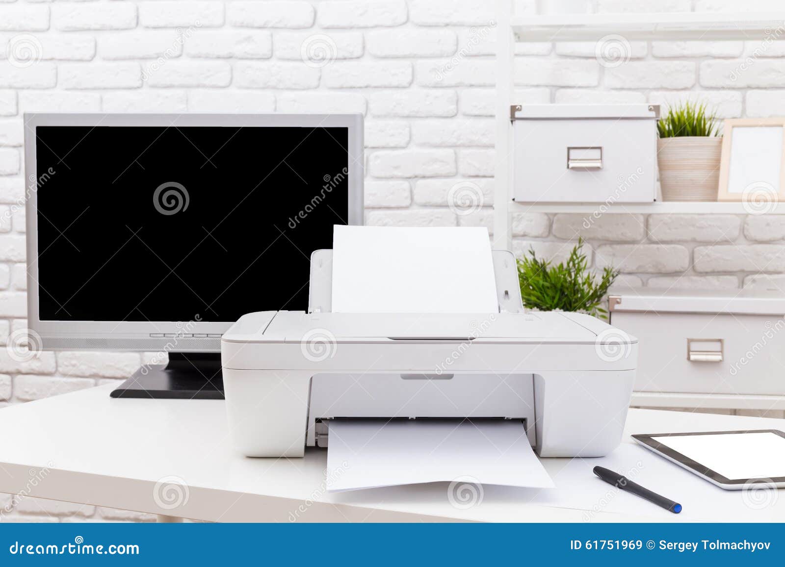 Office equipment stock image. Image of computer, industry 61751969