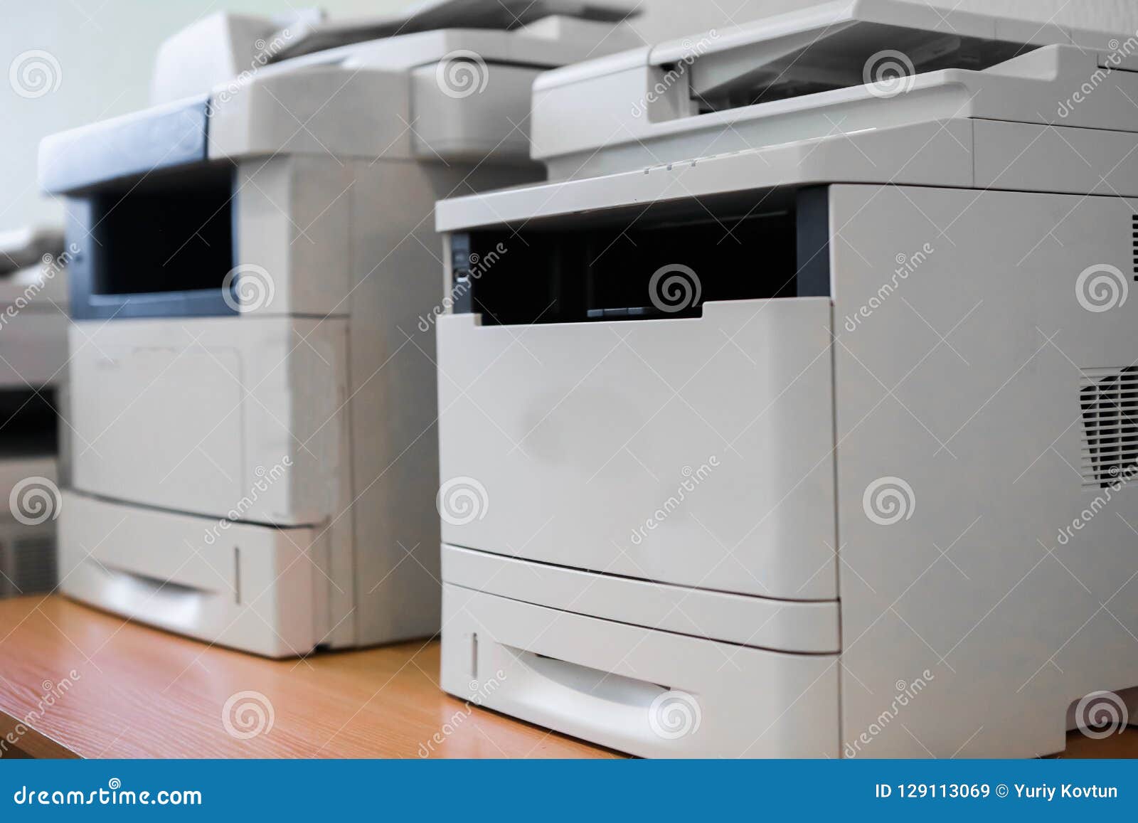 Office Equipment Printer Scanner Copier Universal Printing Stock Image