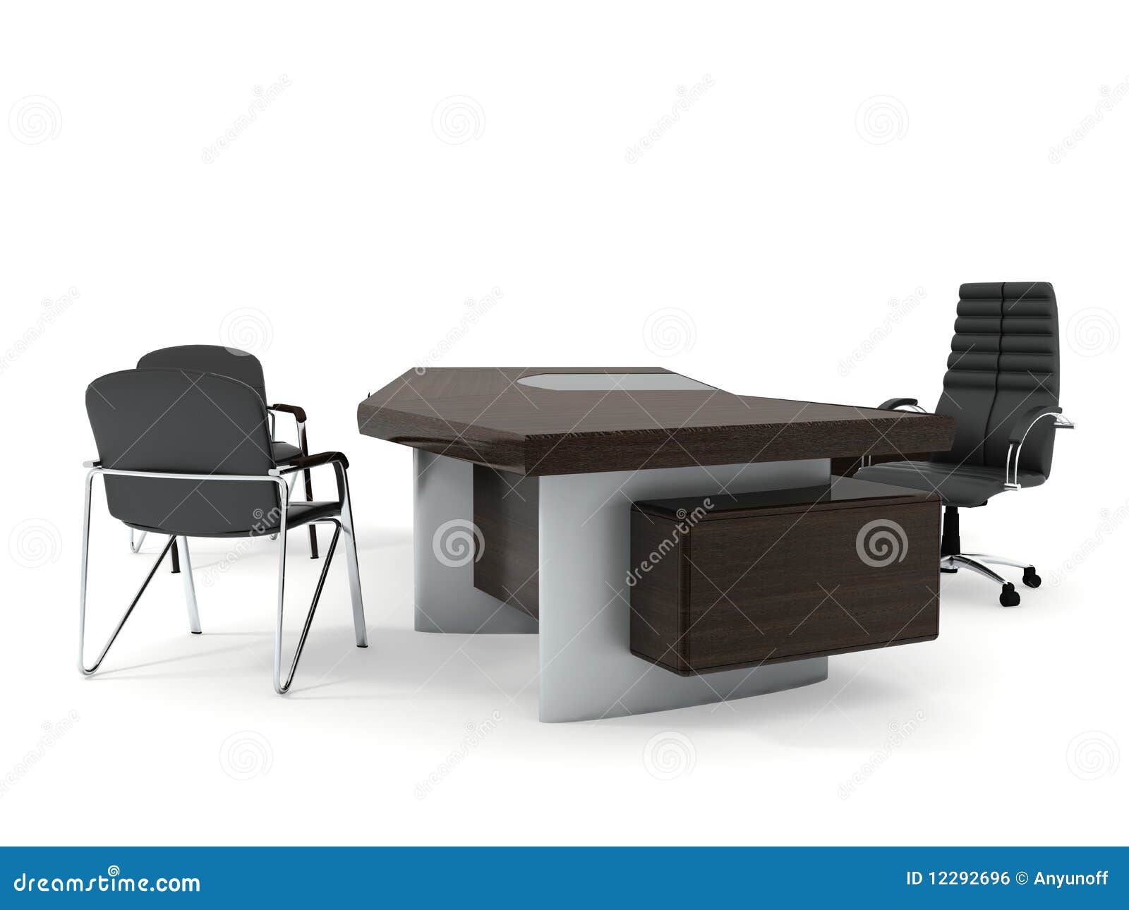 Office furniture stock illustration. Illustration of inside 12292696