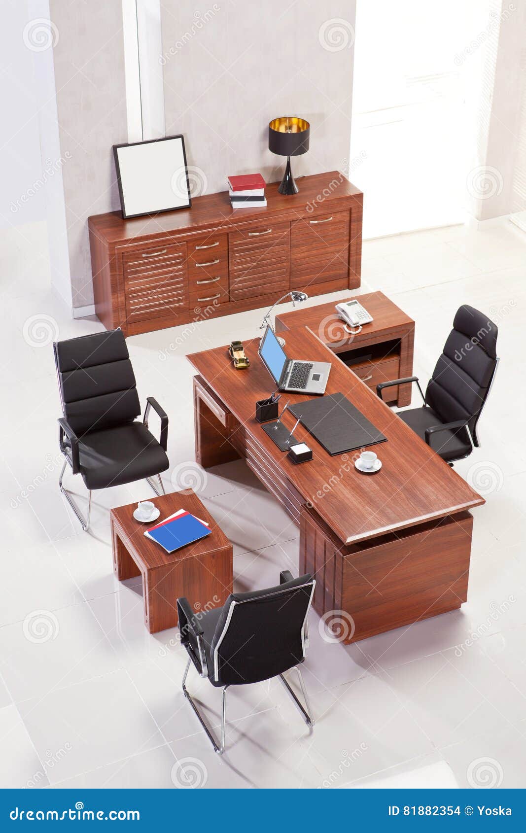 Office furniture top view stock photo. Image of buildings 81882354