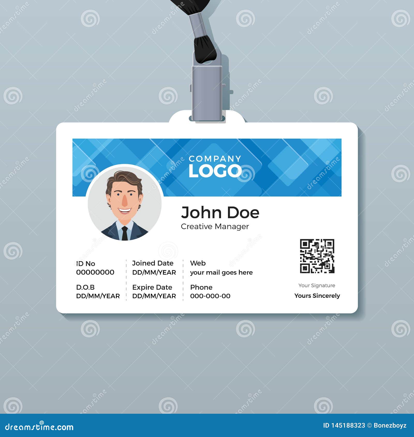 Id Card Template - Download Template Power Point 21 For Id Badge Template Word