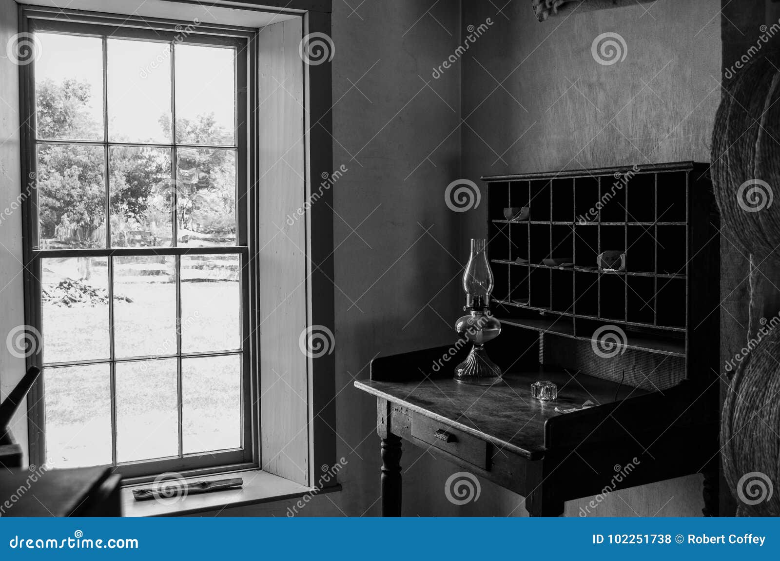 The Office Stock Photo Image Of Vintage Black Indoor 102251738
