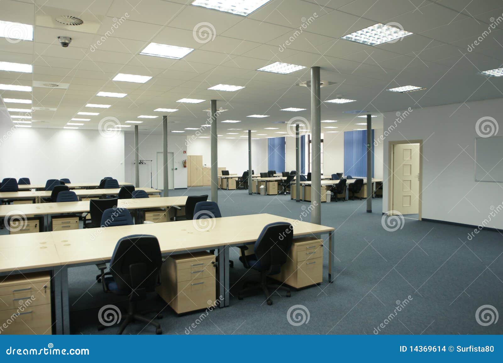 office interior modern empty open space office 14369614