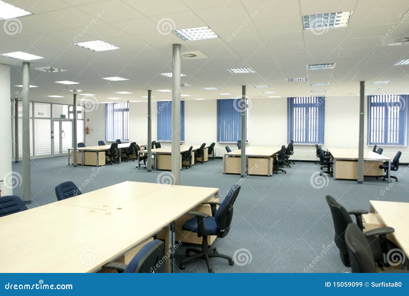 office interior modern empty open space office 15059099